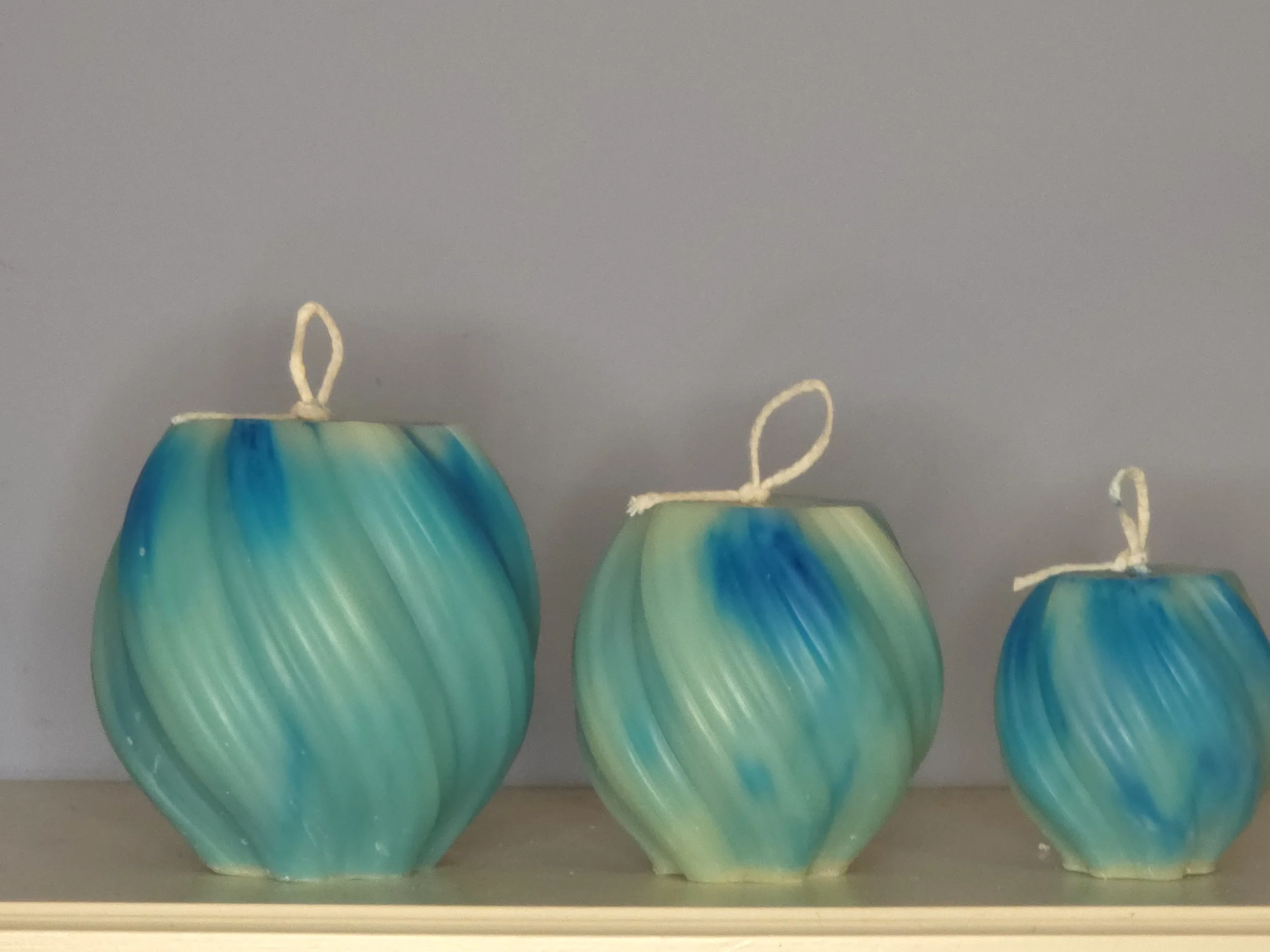 Swirl Candle Set