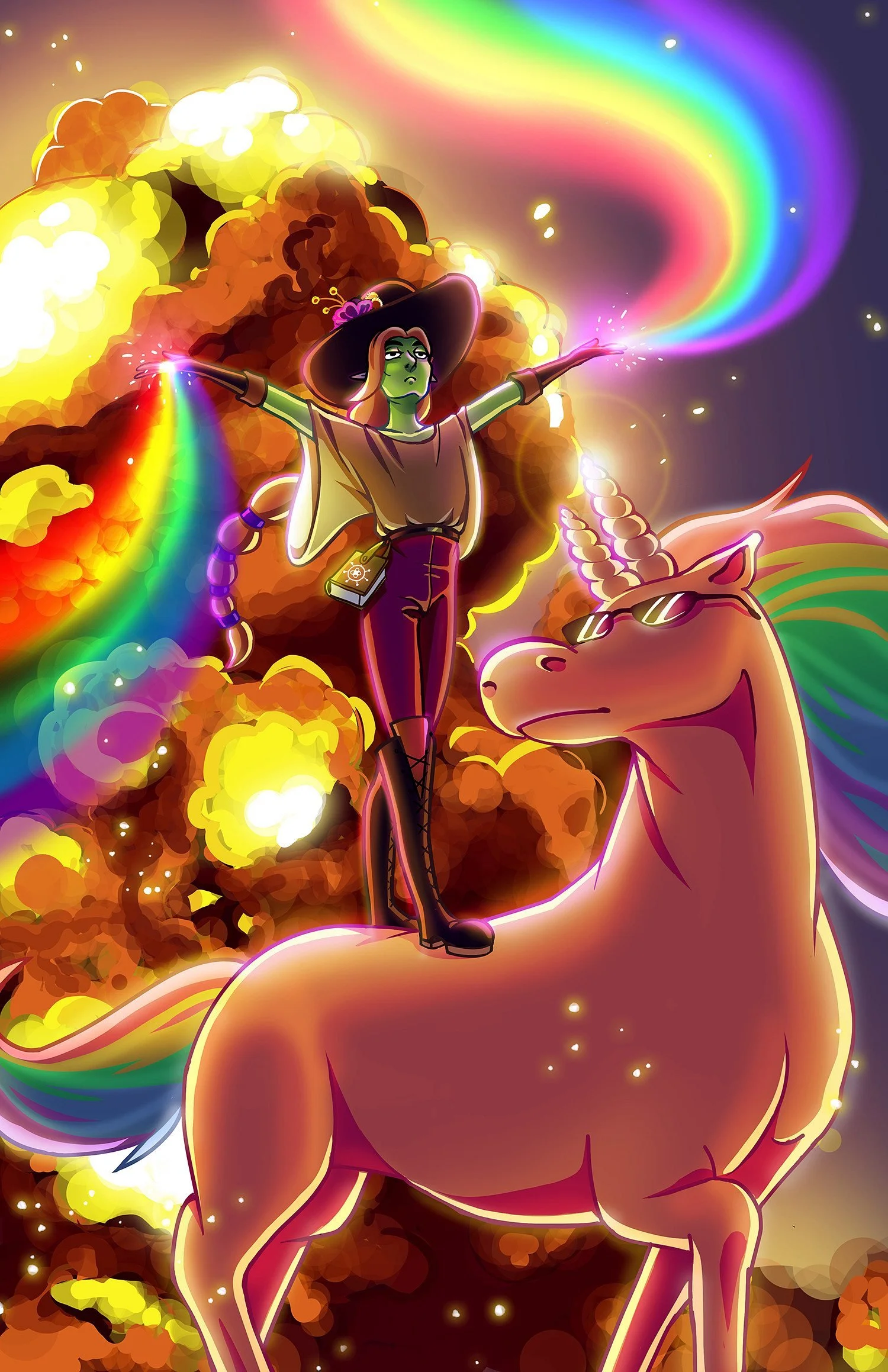 Digital illustration - "Winning in Style"