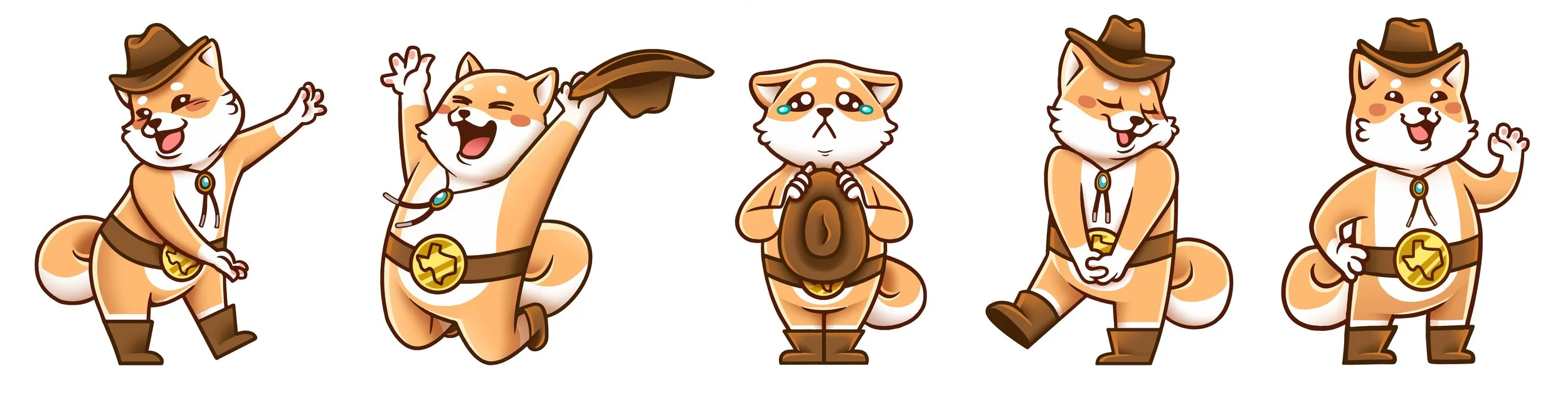 Shiba mascot for the Japan-America Society of DFW