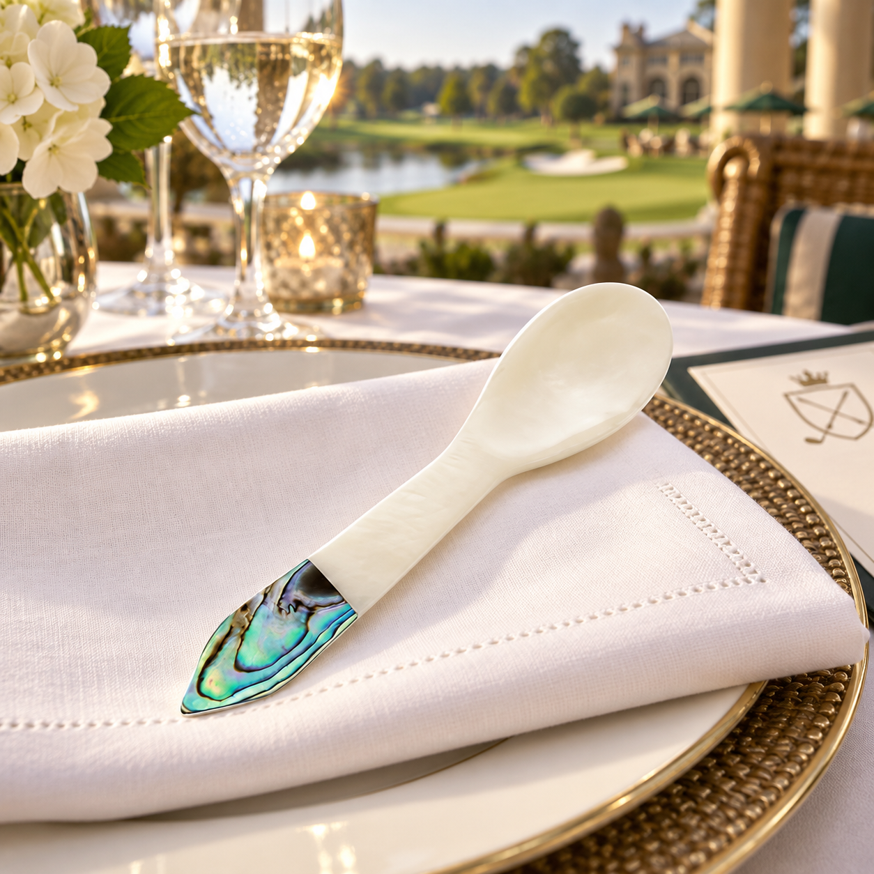Kilo Caviar • Abalone Tip Mother of Pearl Spoon