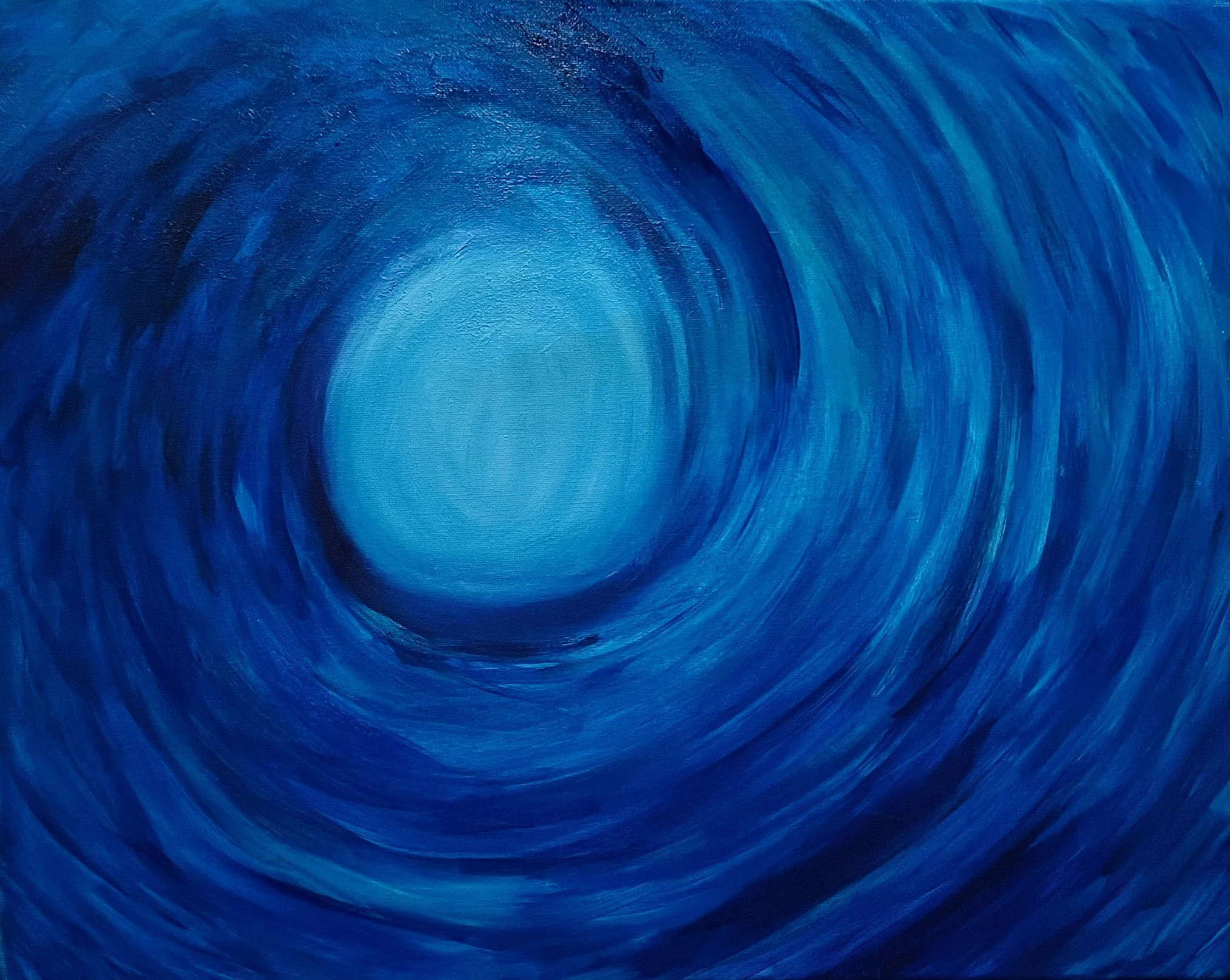 Blue Abstract Abyss