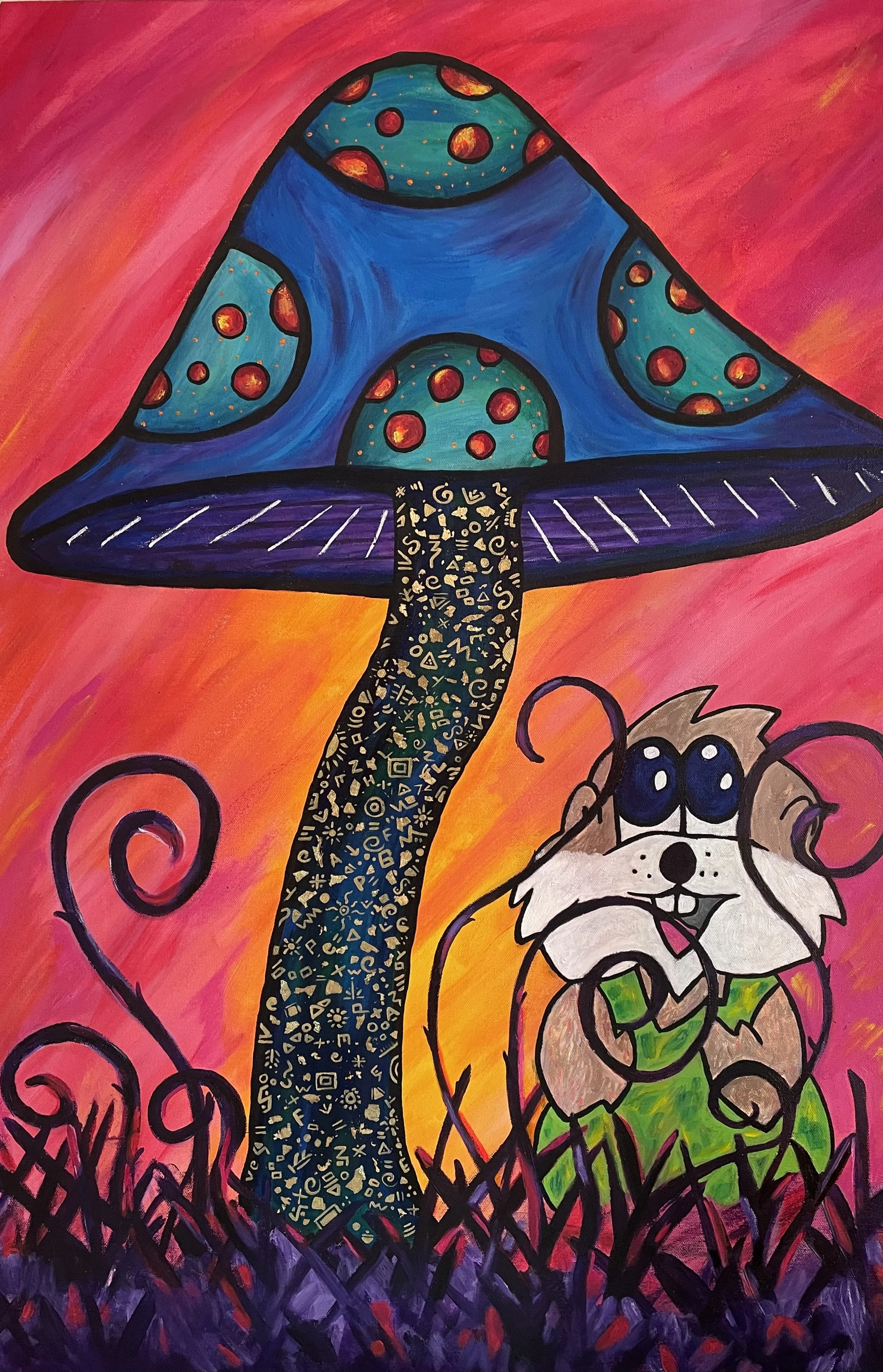 Hamster meets shroom