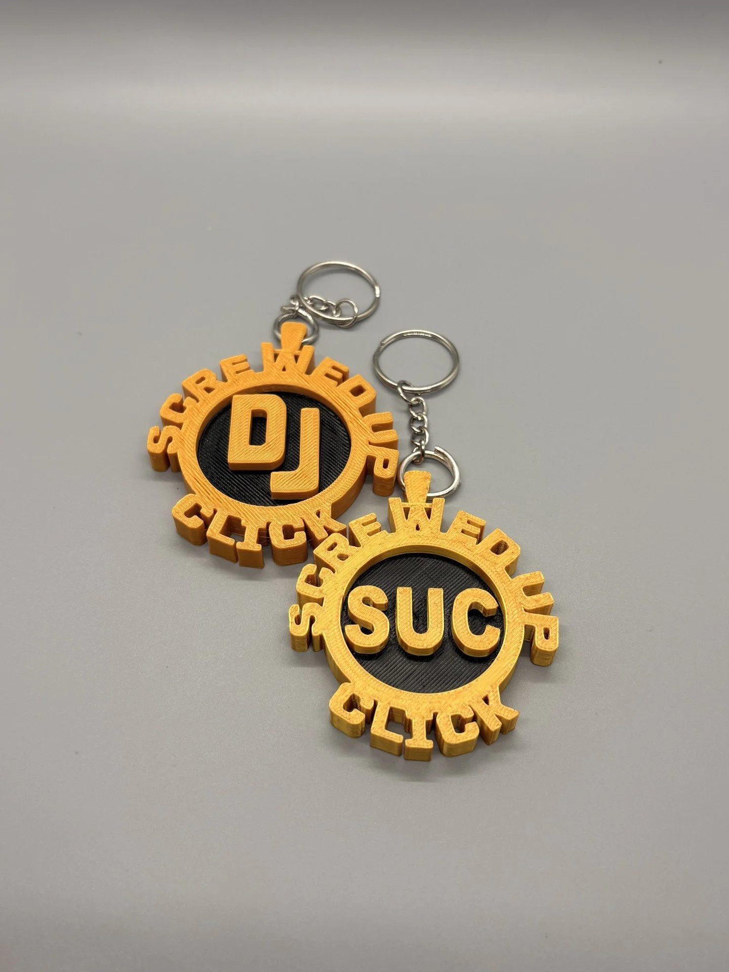 Screwed Up Click Keychain - 2 Pieces - Mix & Match