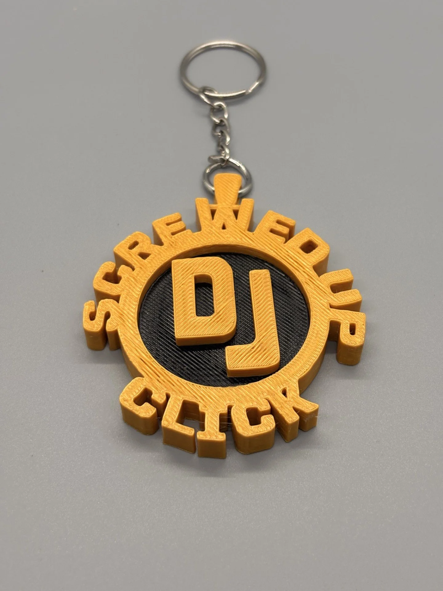 Screwed Up Click Keychain - DJ Screw