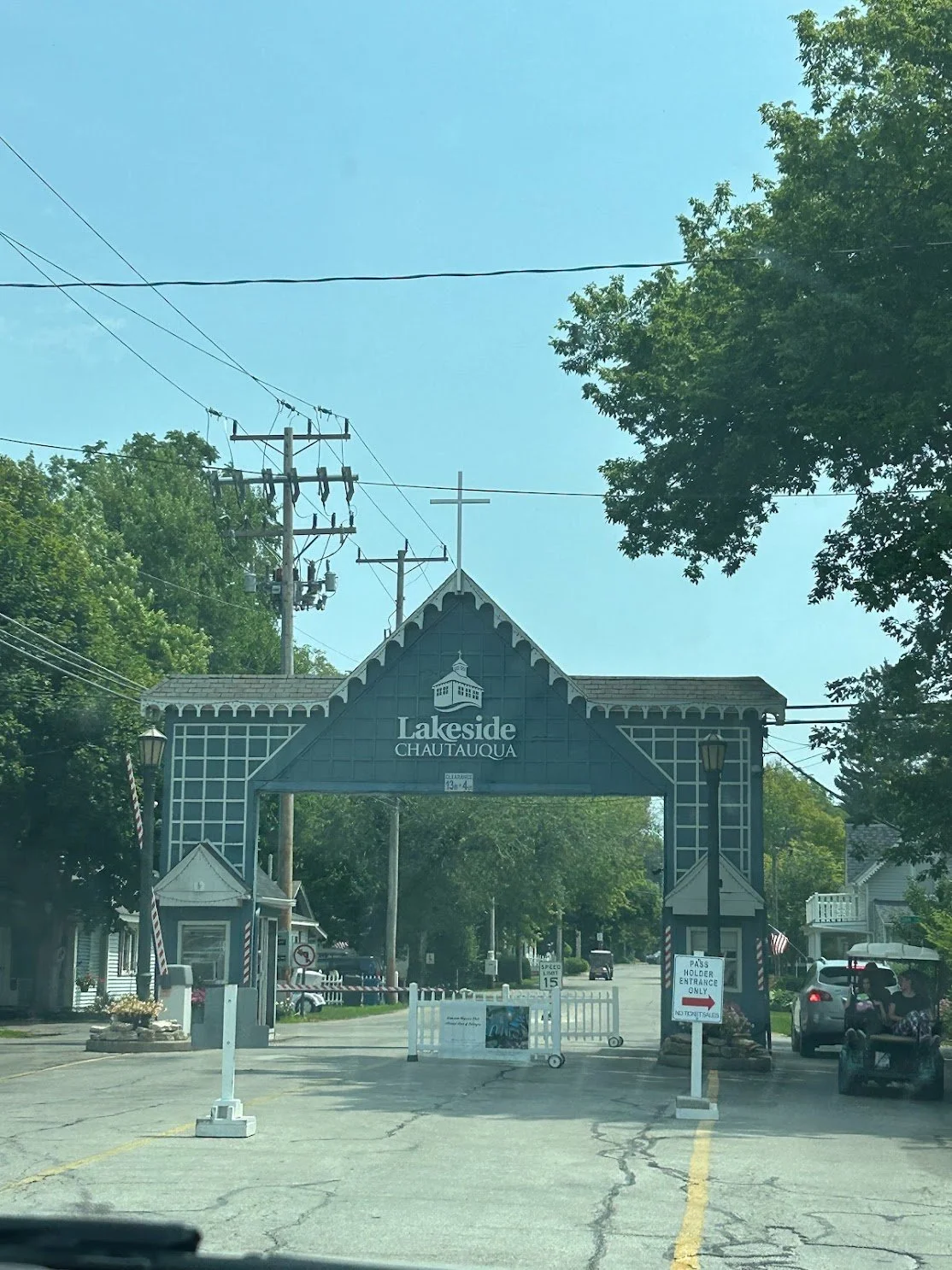 Lakeside Chautauqua Entry Gate