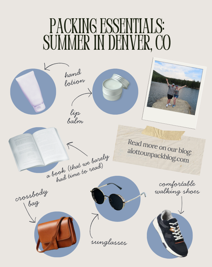 What We Packed for a Summer Trip to Denver, CO