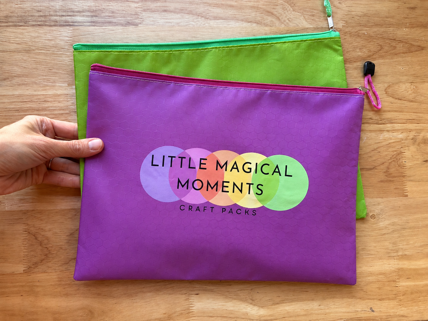 Pastel Craft Pouches on Wood.png