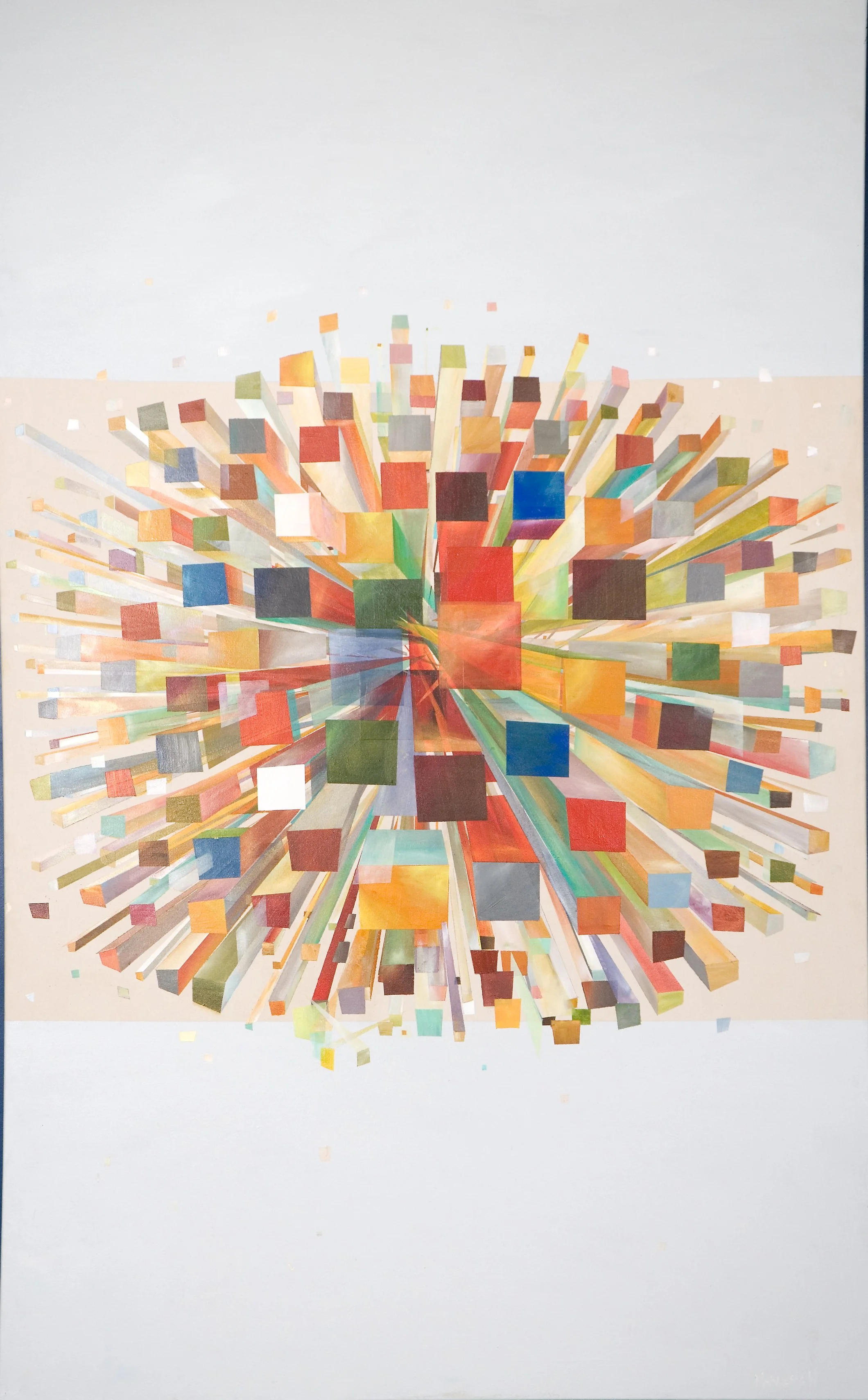 Primal 2010 Acrylic on canvas, 96x60 inches
