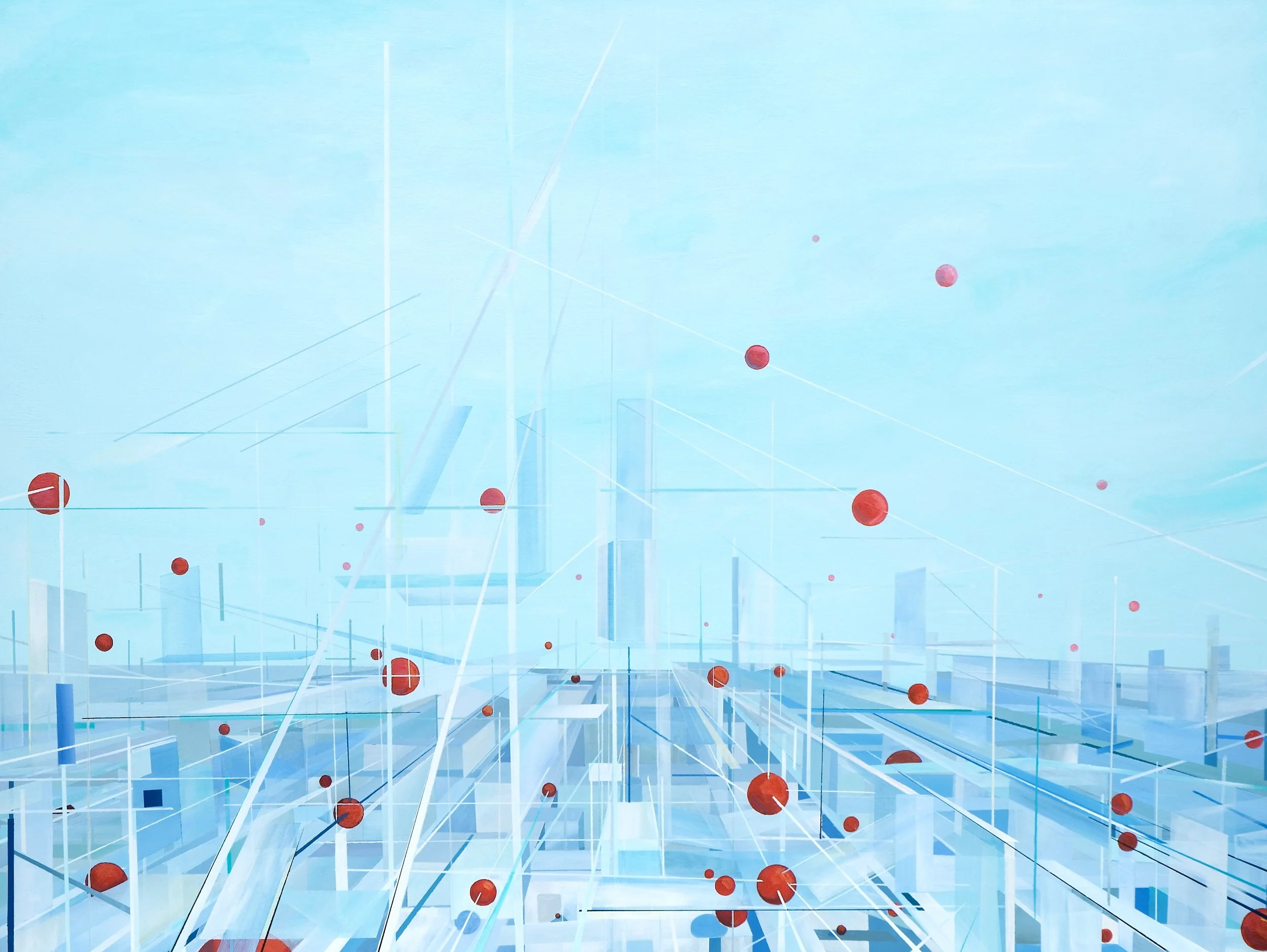 Click 2008 Acrylic on canvas, 30x40 inches SOLD