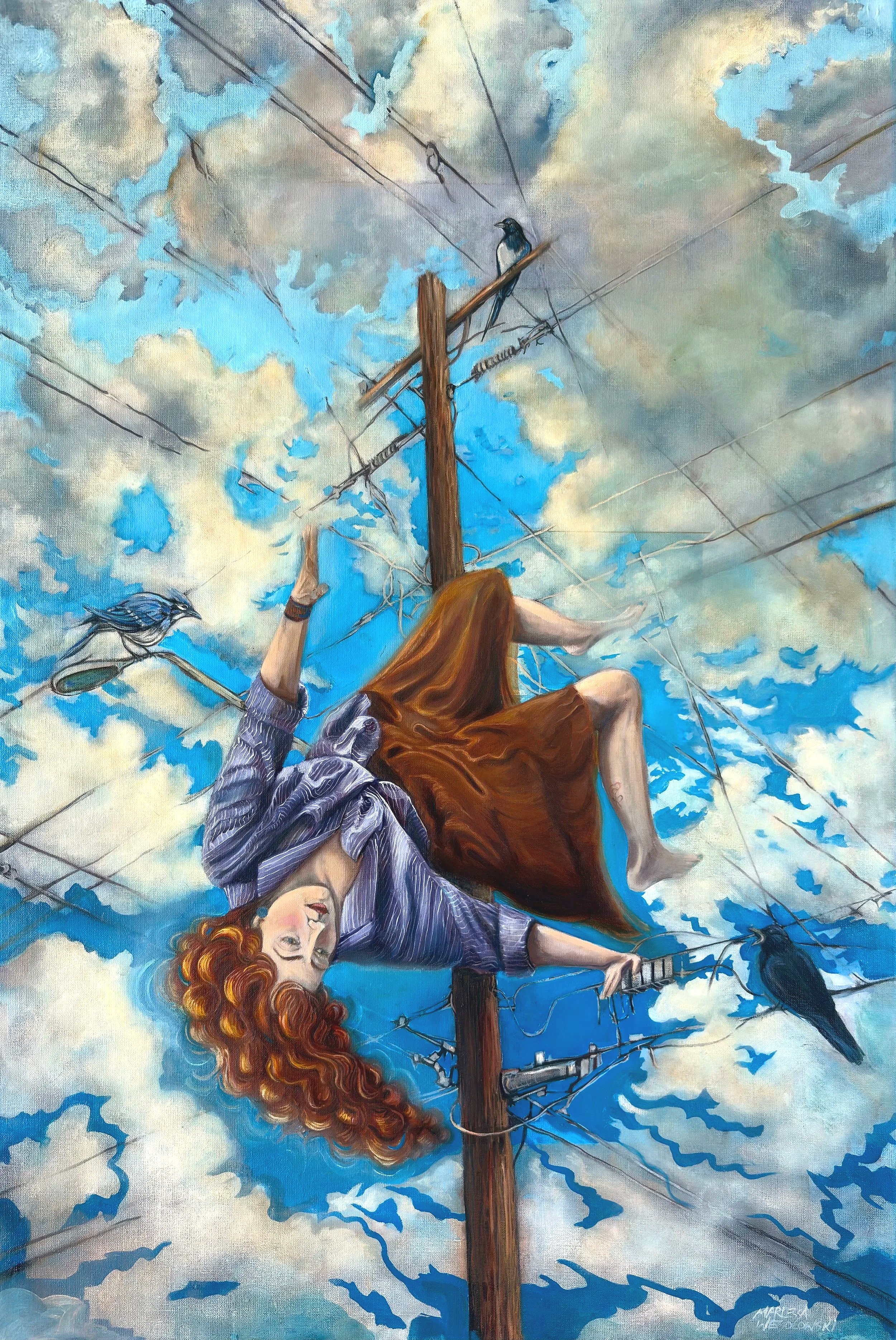 The Girl 2026 Oil on linen, 36x24 inches 