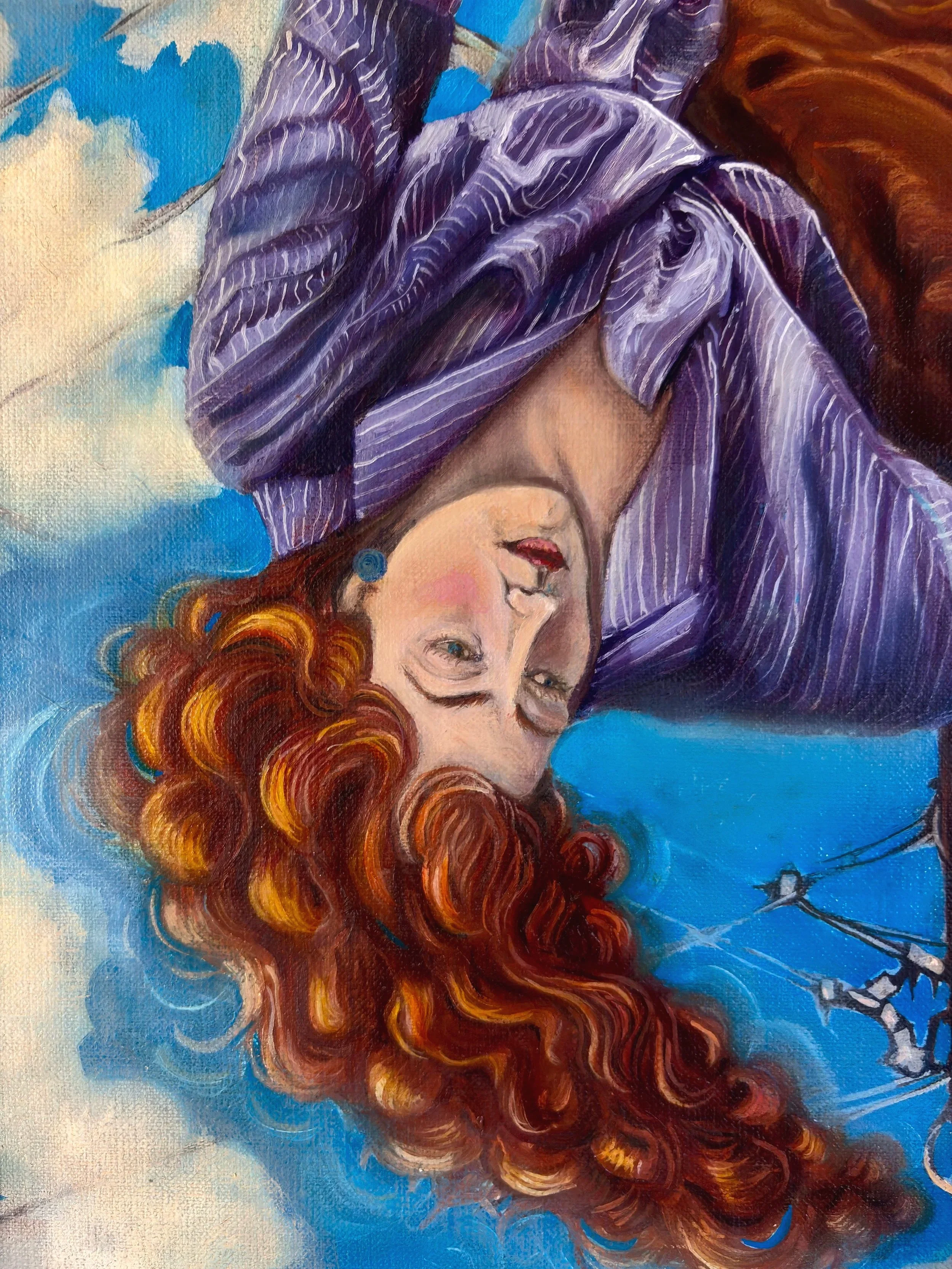The Girl 2026 Oil on linen, 36x24 inches 