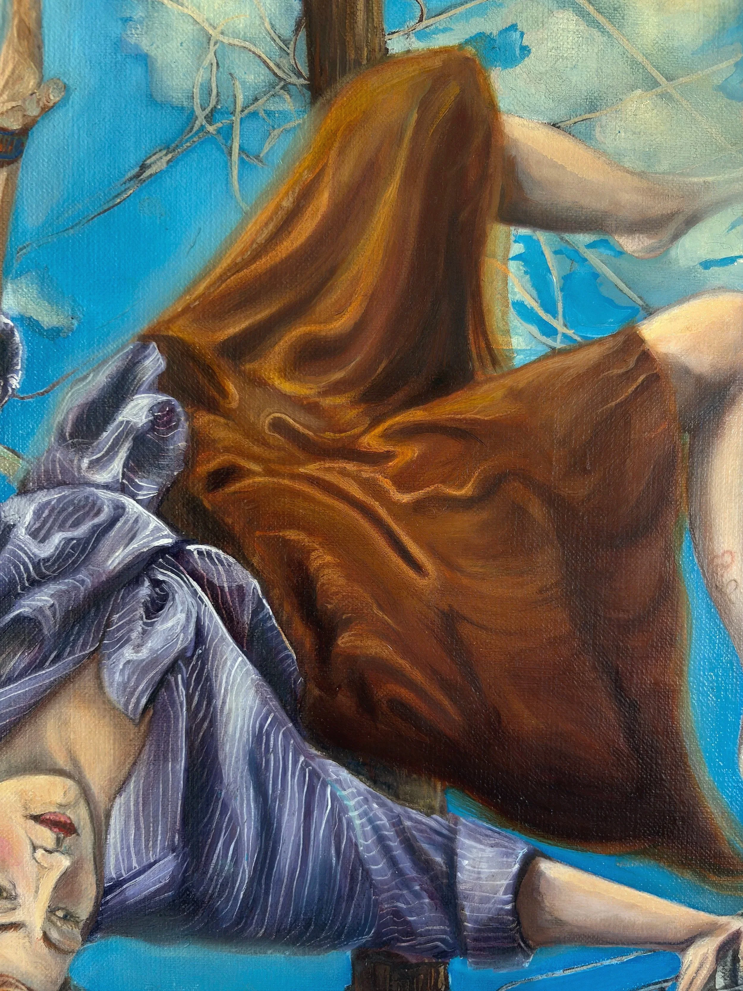 The Girl 2026 Oil on linen, 36x24 inches 