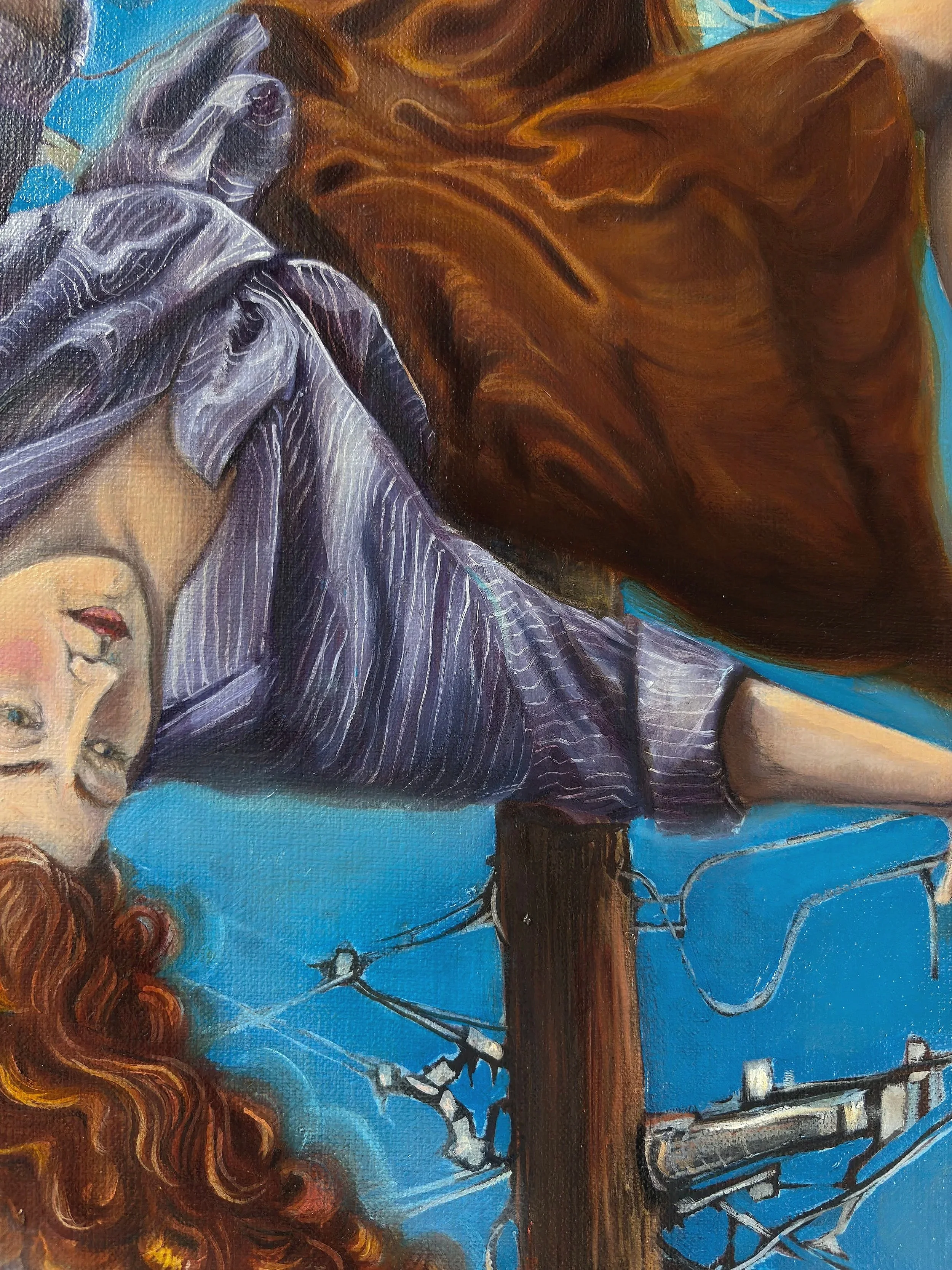 The Girl 2026 Oil on linen, 36x24 inches 