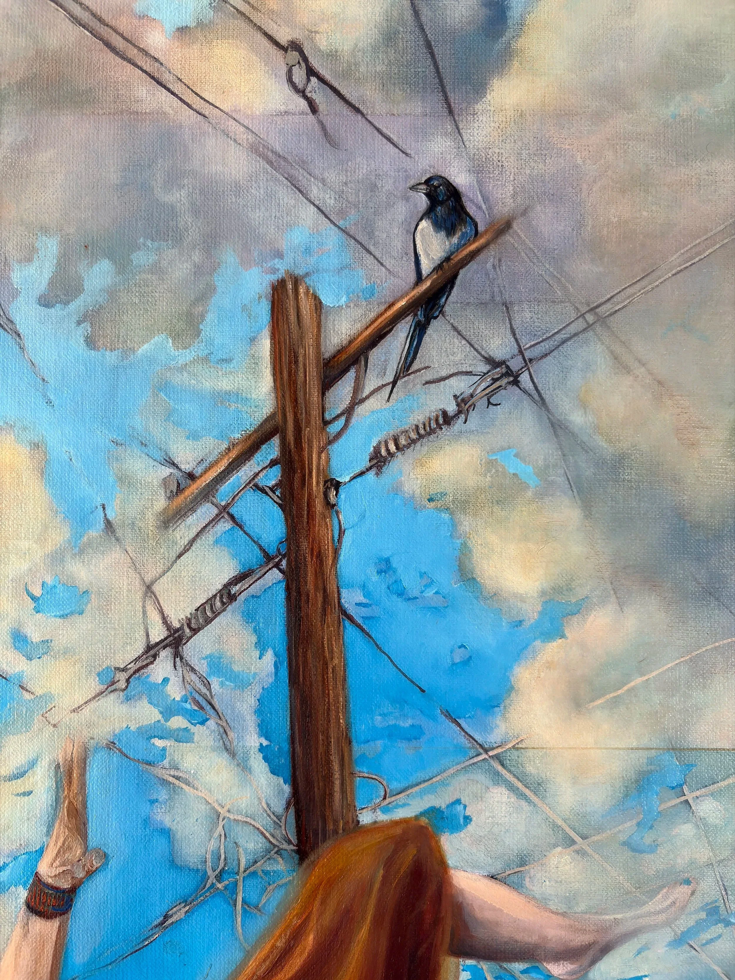 The Girl 2026 Oil on linen, 36x24 inches 