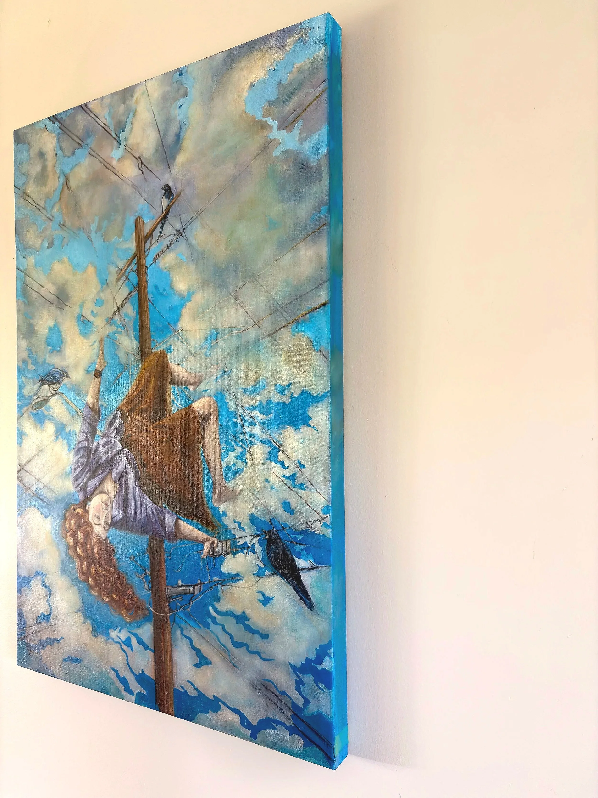 The Girl 2026 Oil on linen, 36x24 inches 