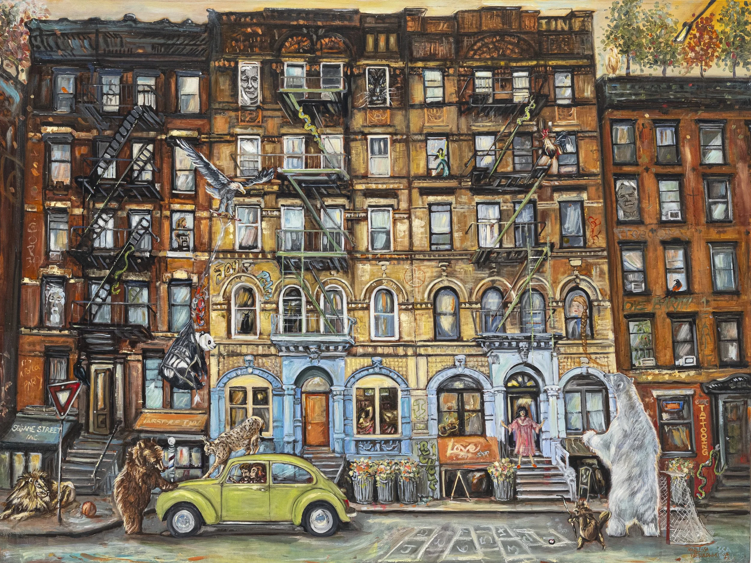 Where the Wild Ones Are Marlessa Wesolowski Oil on linen 