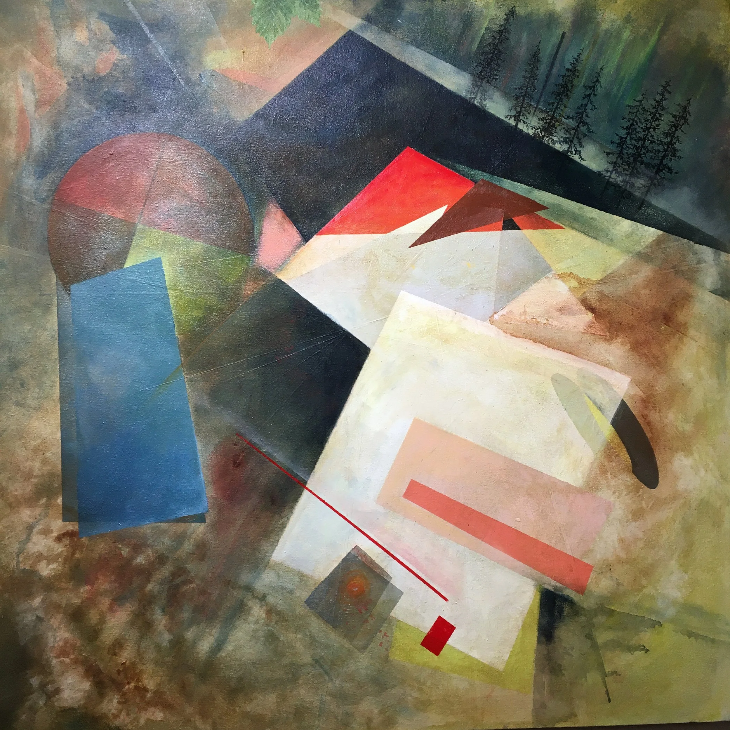 Night Life 2020 Acrylic on canvas, 40x40 inches