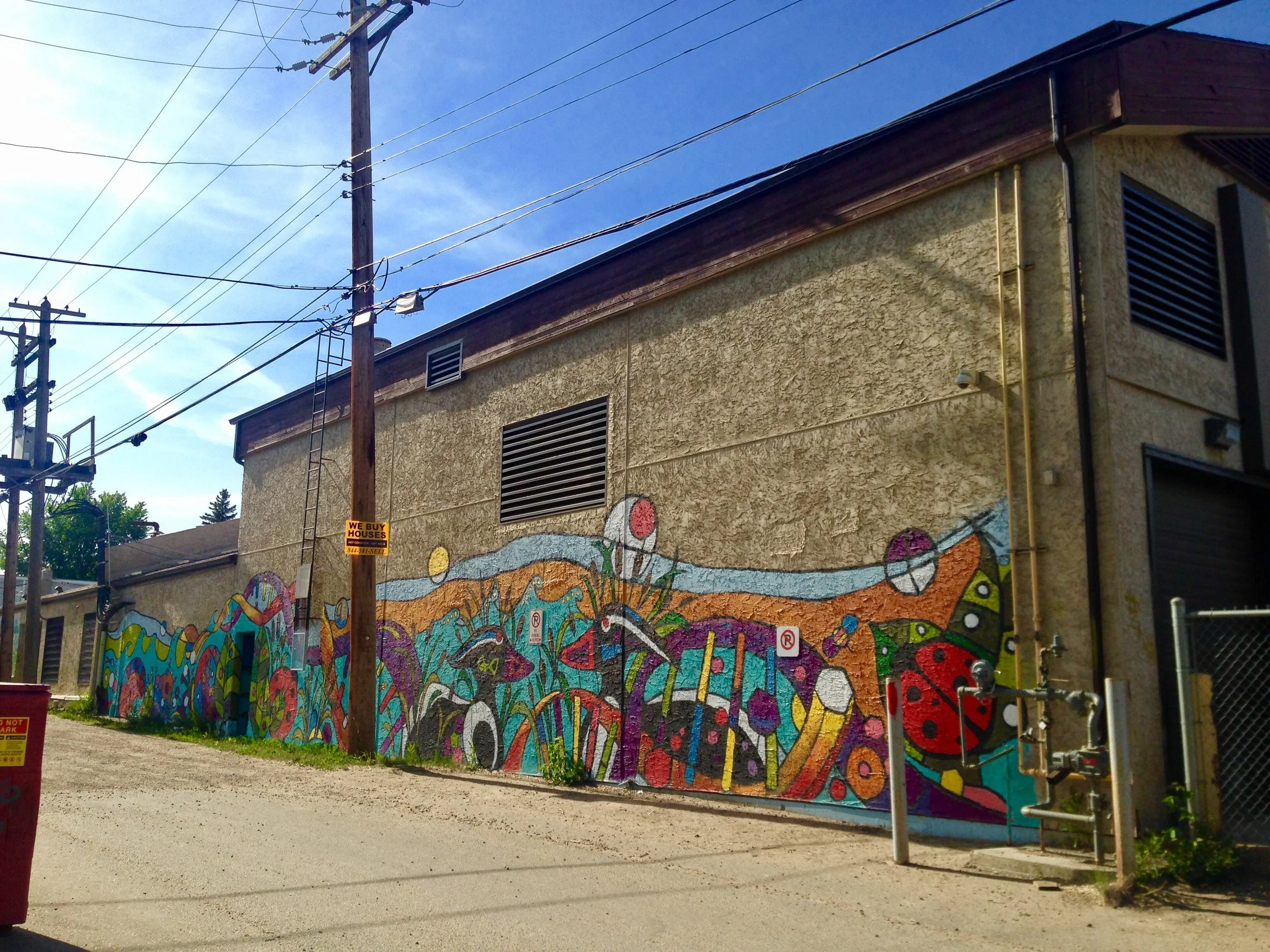 Blue Print of Life Mural 2014