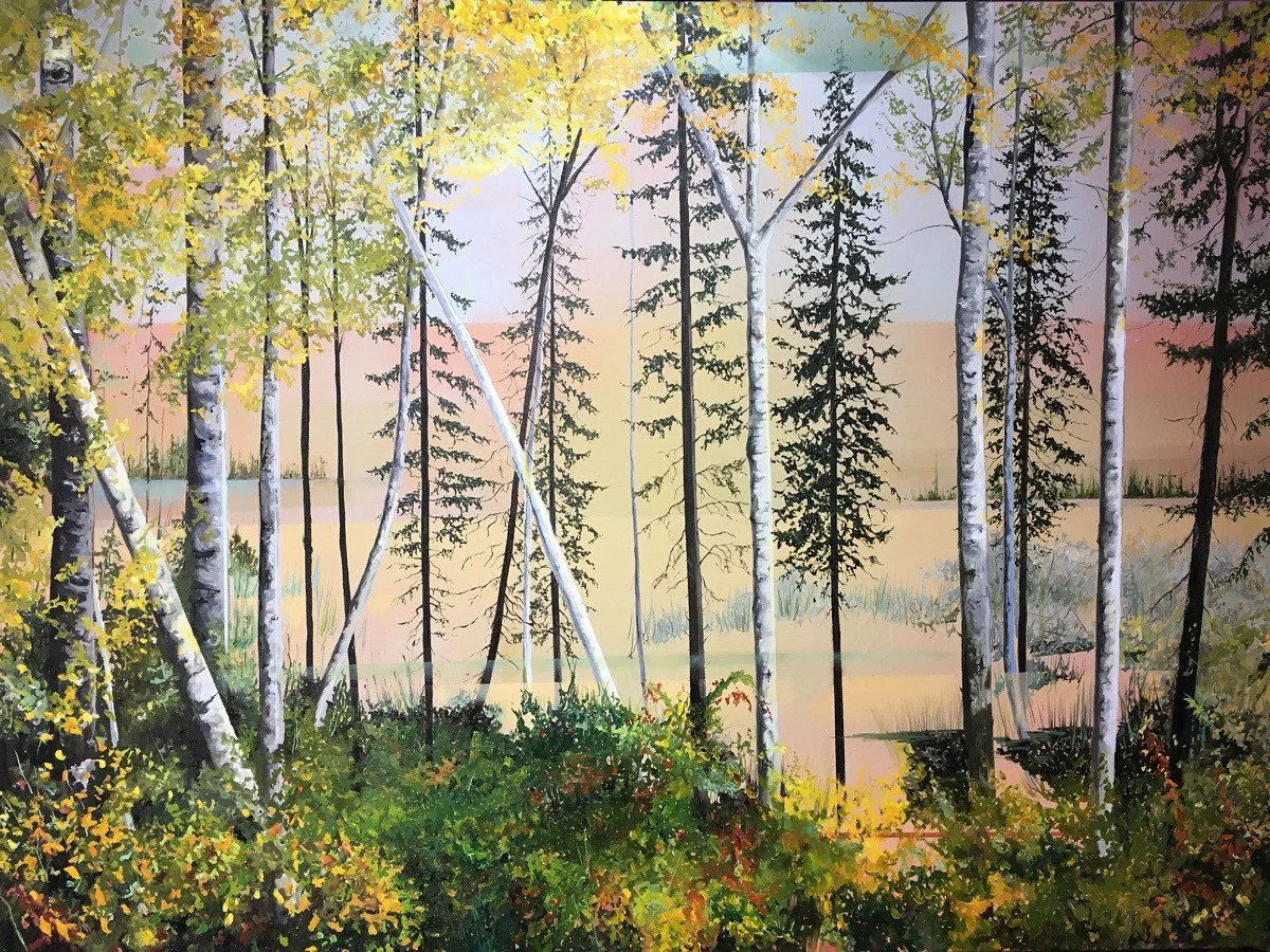 Shifting Beauty 2020 Acrylic spray oil on canvas, 36x48 inches