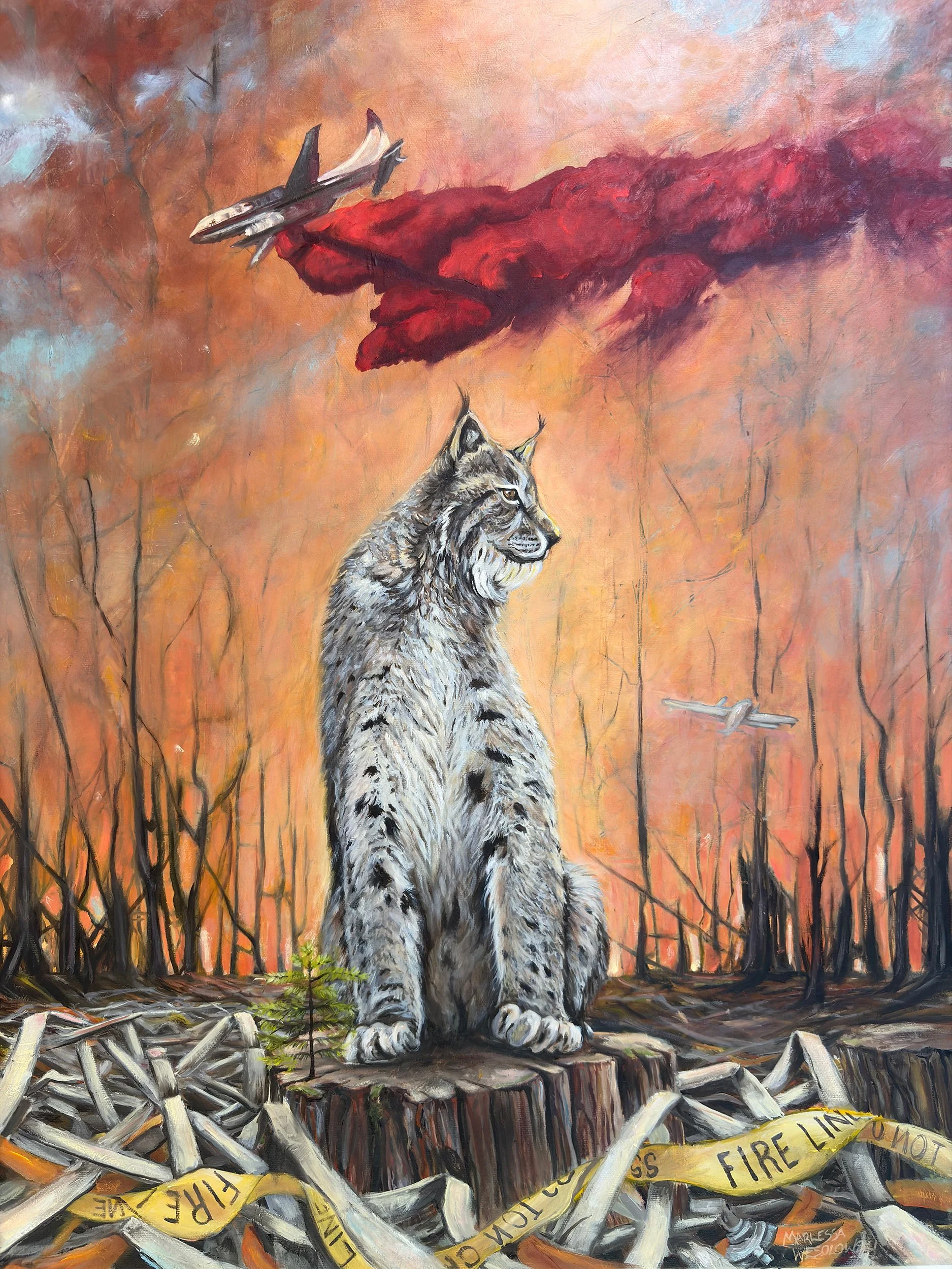 Out With the Old 2025 Oil on canvas, 24x18 inches