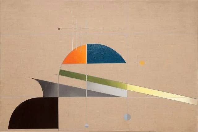 Conversations with G 2010 Acrylic on linen, 32x48 inches SOLD