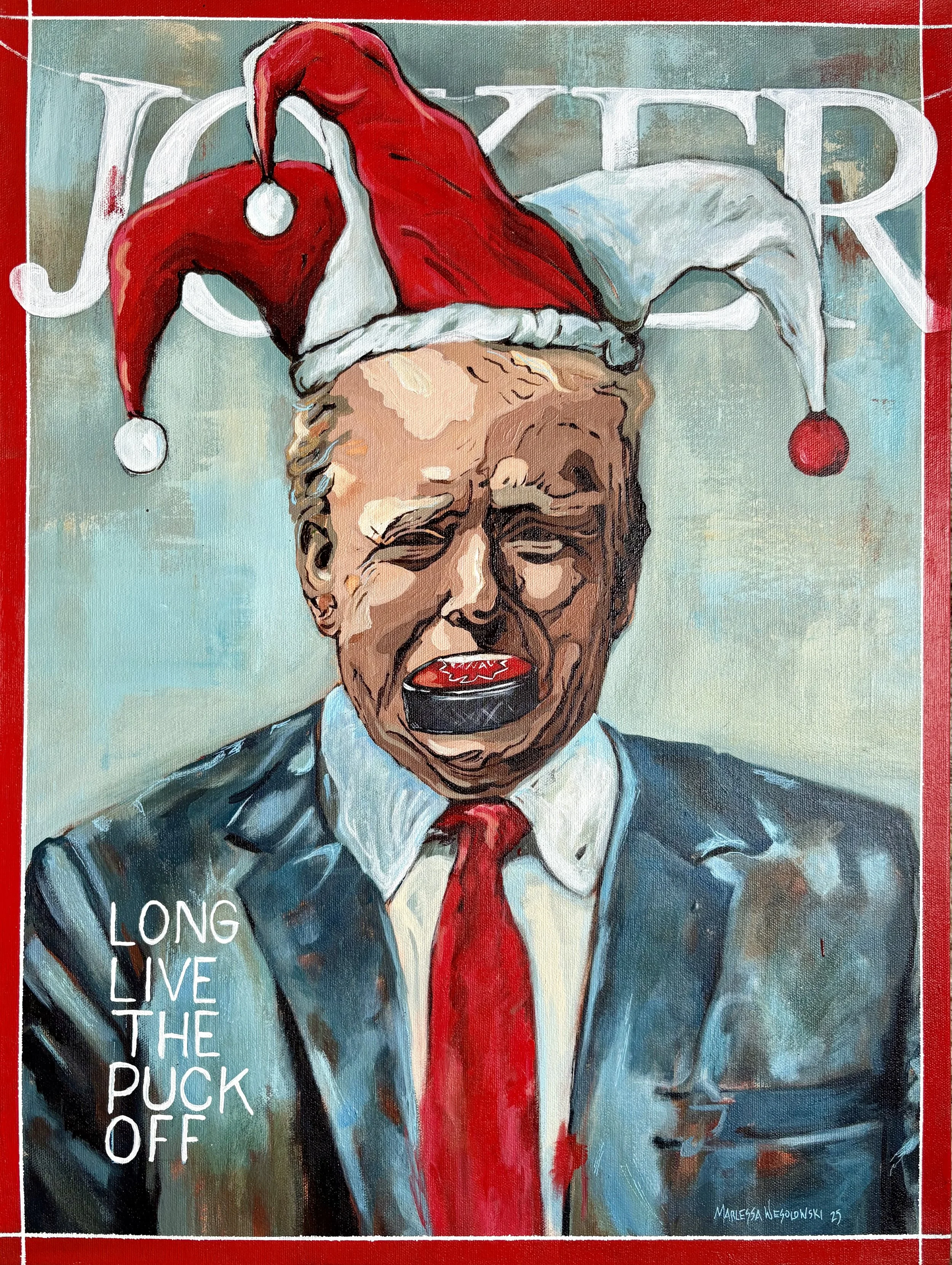 Long Live the Joker 2025 Oil on canvas, 24x18 inches
