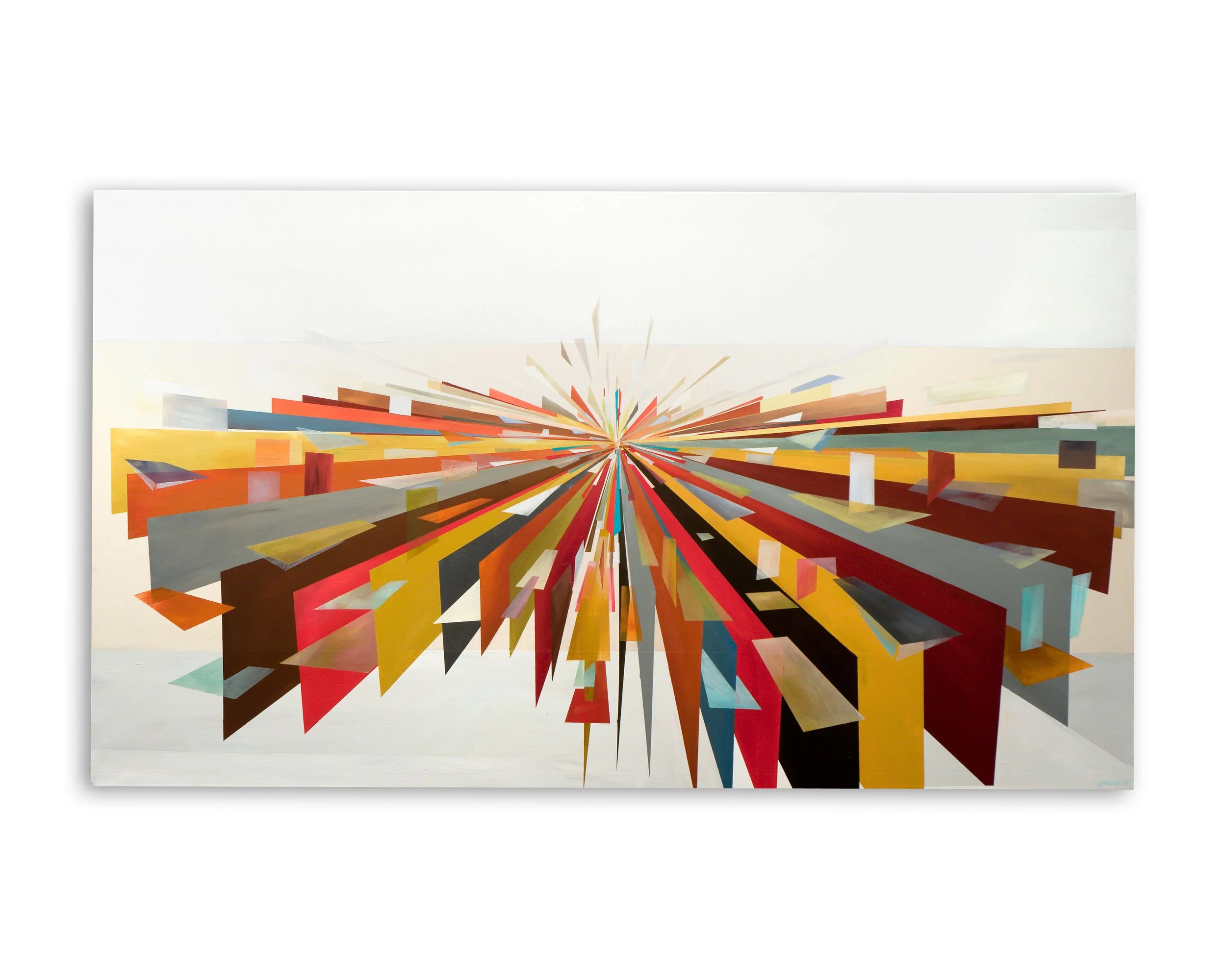 Surrender 2008 Acrylic on canvas, 48x84 inches. Canadiana Fund Crown Collection