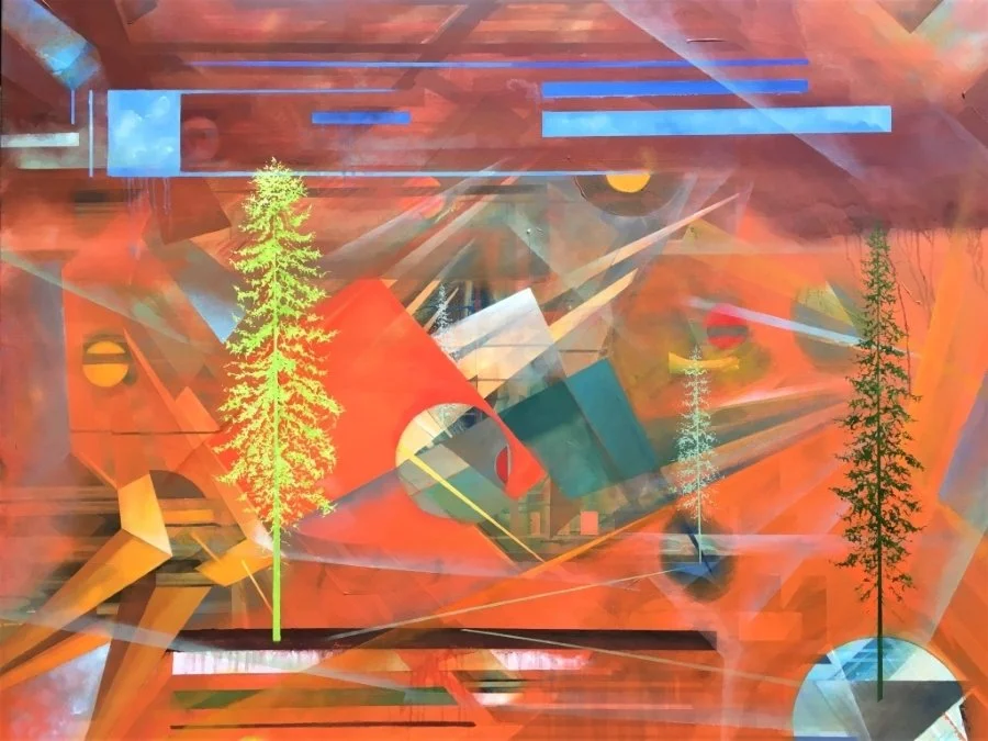 Sky Light 2020 Acrylic on canvas, 48x60 inches