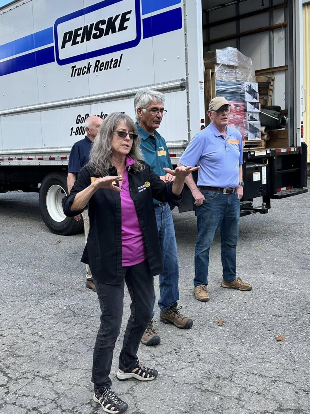 Connie Molland, Candidate for Madison County Commissioner 2026 speaking to concerned citizens.