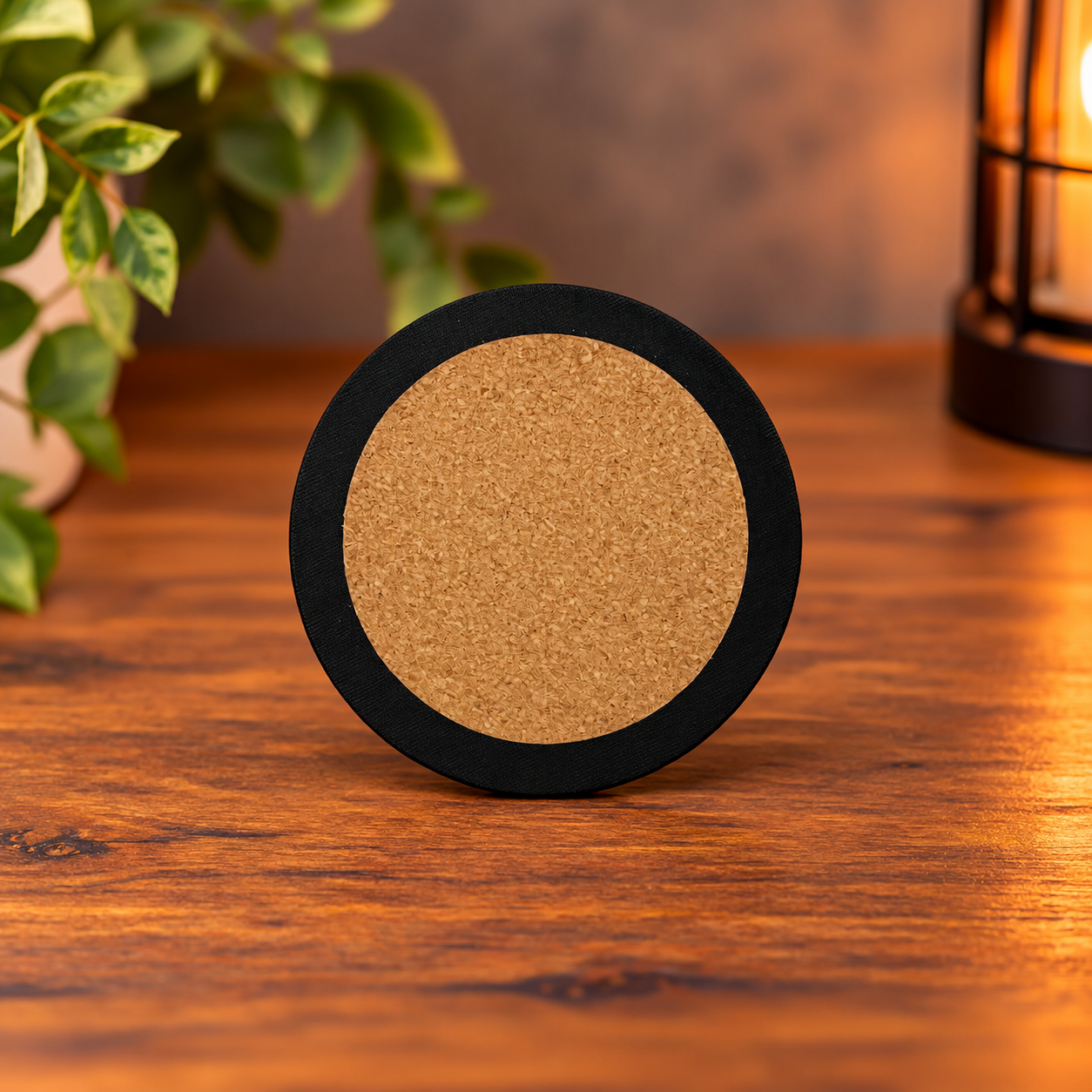 Cork Coaster in Warm Home Setting.png