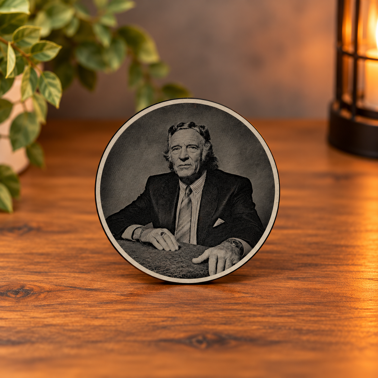 Engraved Portrait Medallion in Warm Light.png