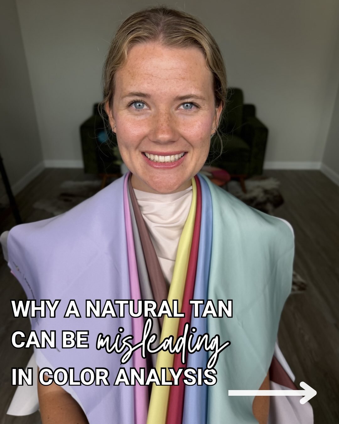 One of the biggest misconceptions I hear:

&ldquo;I tan easily, so I must be warm-toned.&rdquo;

But here&rsquo;s the thing&mdash; 

Your tan is temporary&hellip; your undertone isn&rsquo;t. 

A tan can change your surface coloring and how you look, 