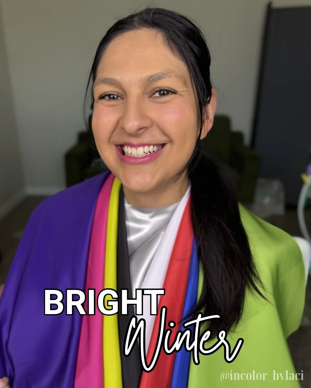 A beautiful Bright Winter ❄️ 🌟

Did you know that once we find your season, you can try lipsticks and blushes that align with your color palette? 💄 

Makeup makes such a huge impact, so it&rsquo;s important to know which shades flatter and which sh