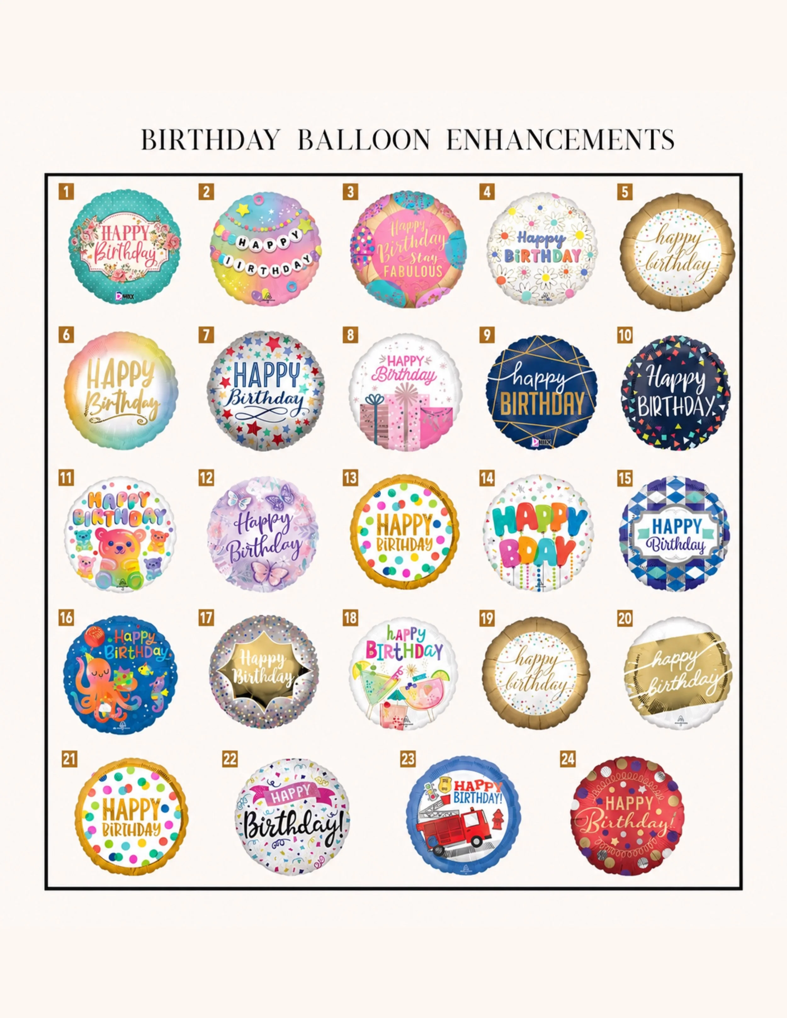 Birthday Balloon ✦ Bouquet Add-on