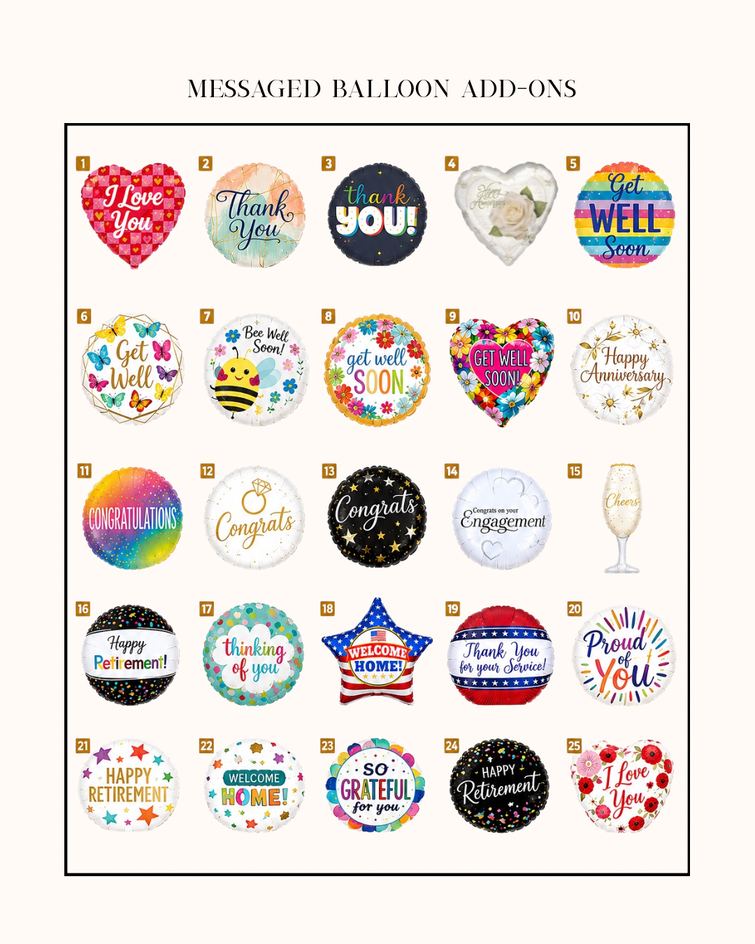 Messaged Balloons ✦ Bouquet Add-on Enhancement