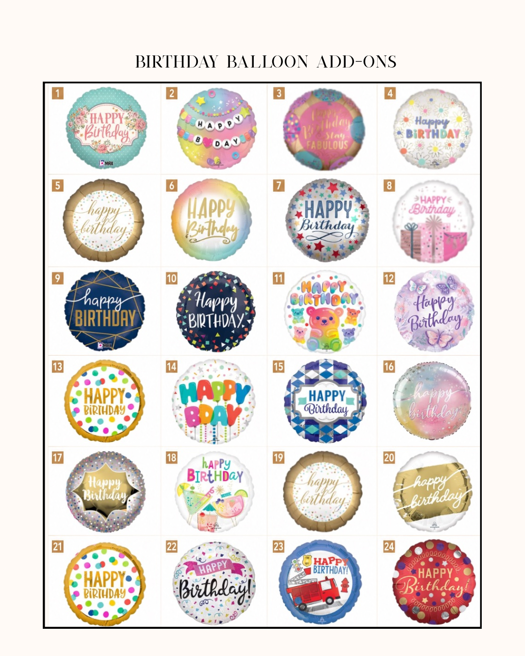 Birthday Balloon ✦ Bouquet Add-on
