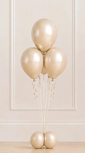 Helium Latex Balloon Bouquet—Set of 3