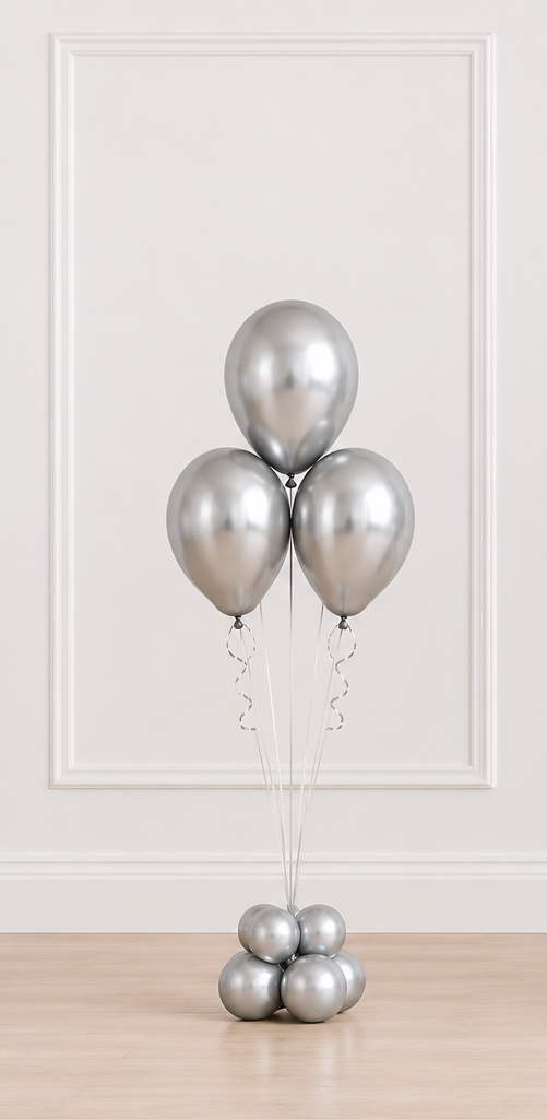 Helium Latex Balloon Bouquet—Set of 3
