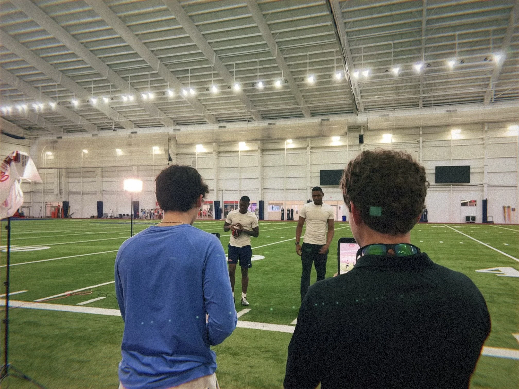 Oxford Marketing Co. at the Manning Center, filming a commercial for Take A Break Deliveries while simultaneously capturing BTS.