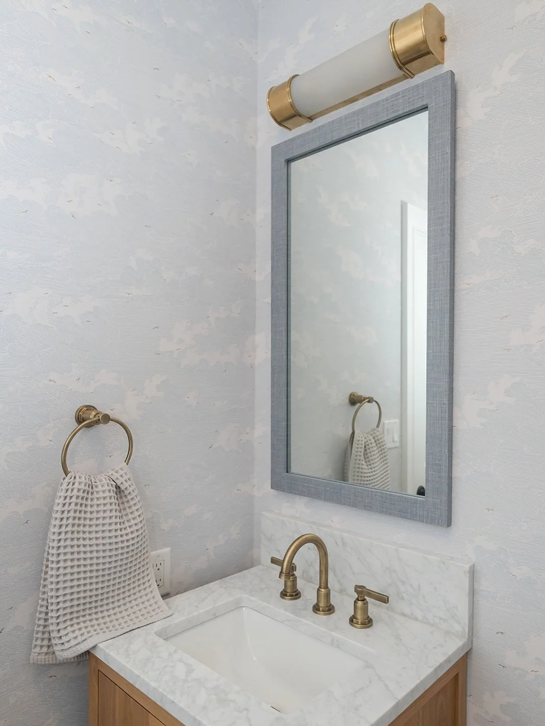 One house, two powder rooms, two different vibes.