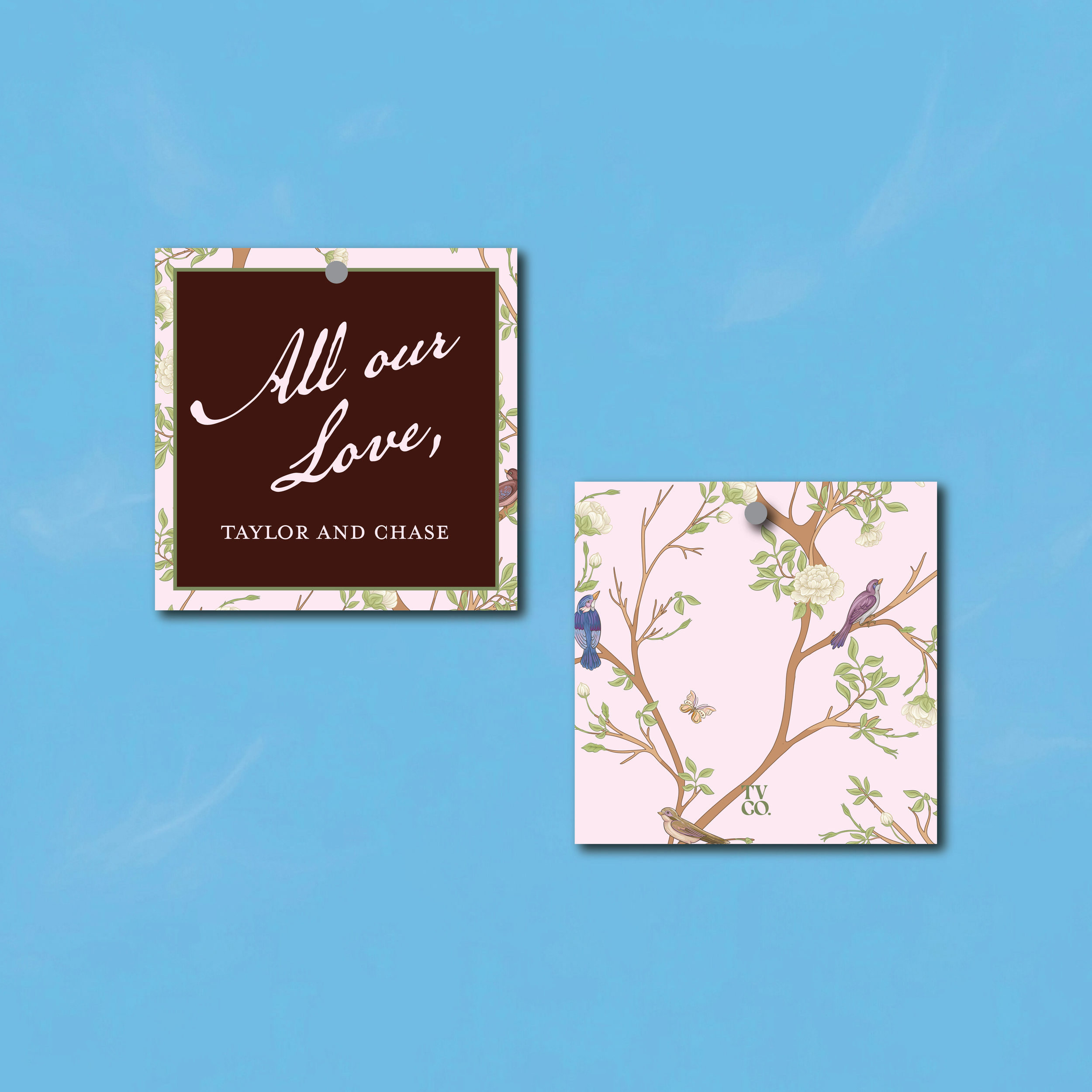 Chinoiserie Gift Tag