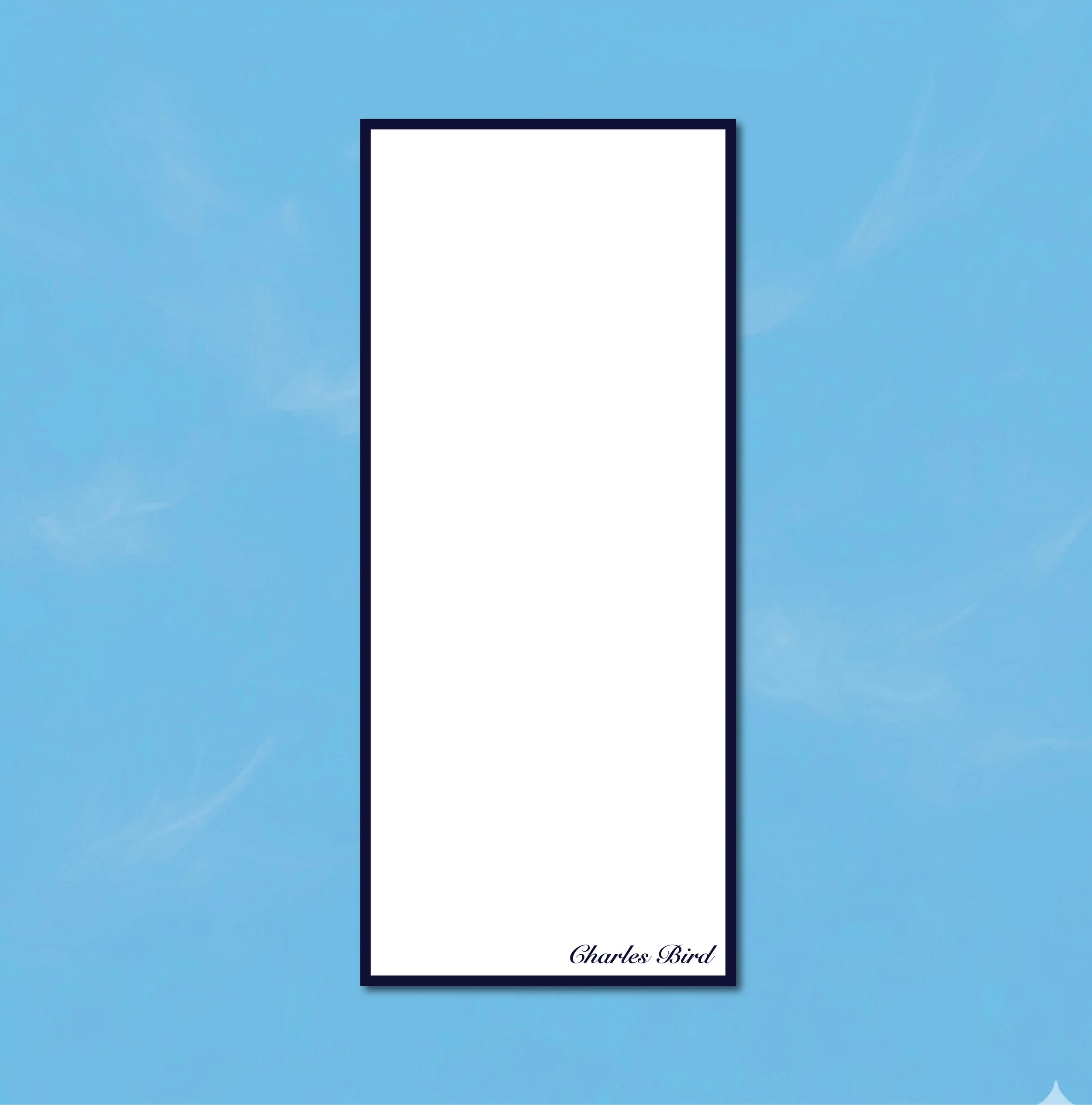 The Classic Navy Note Pad with Magnet