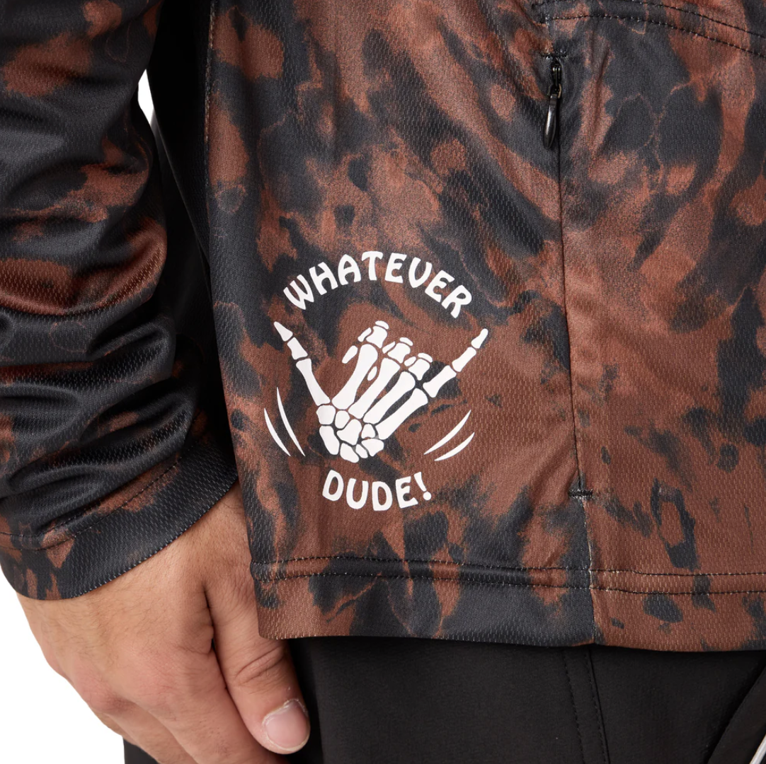 Aggy Long Sleeve Bike Jersey - Black Noise2.png