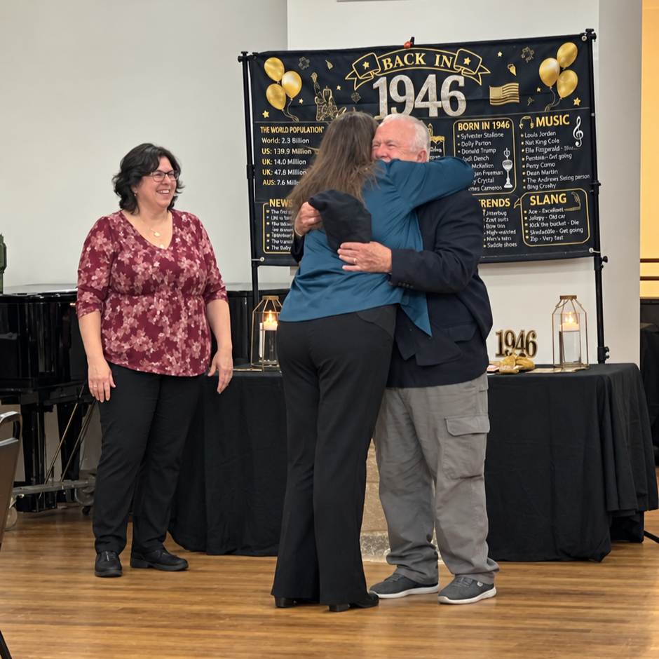 Guests sharing a meaningful moment at an Ivory and Vine celebration