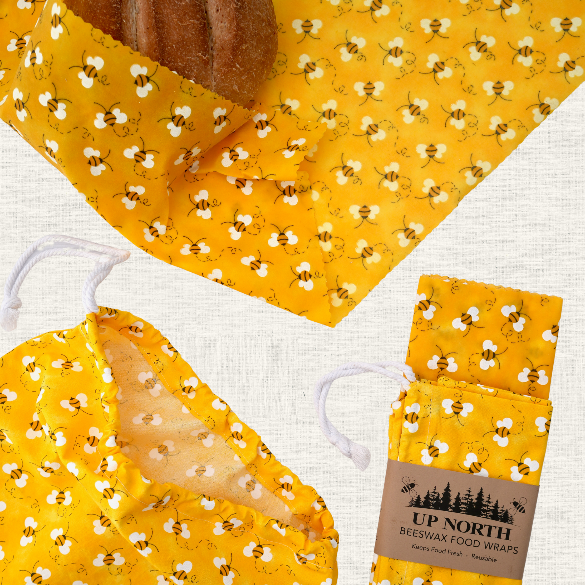 XL + Bread Bag Bundle: Honey Bee
