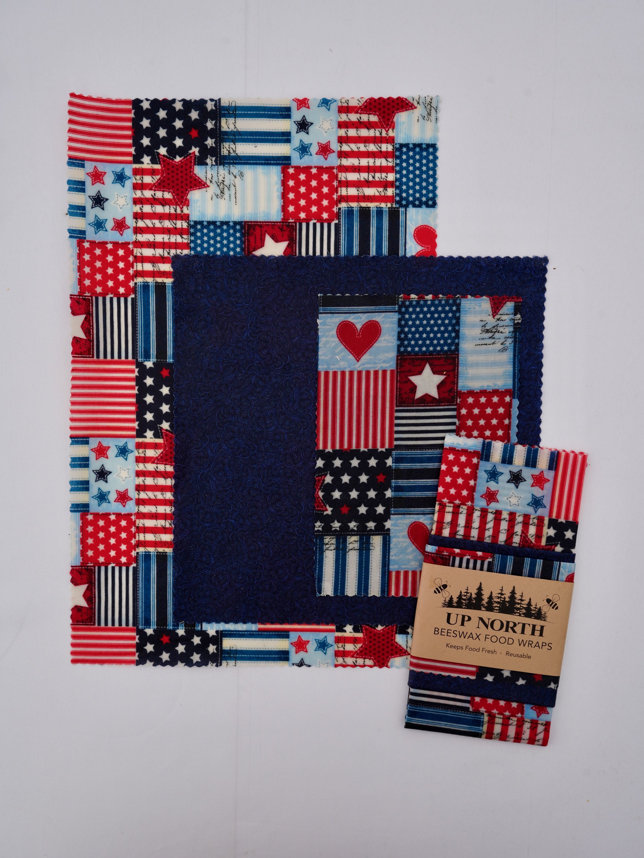 S/M/L 3-Pack American Patchwork