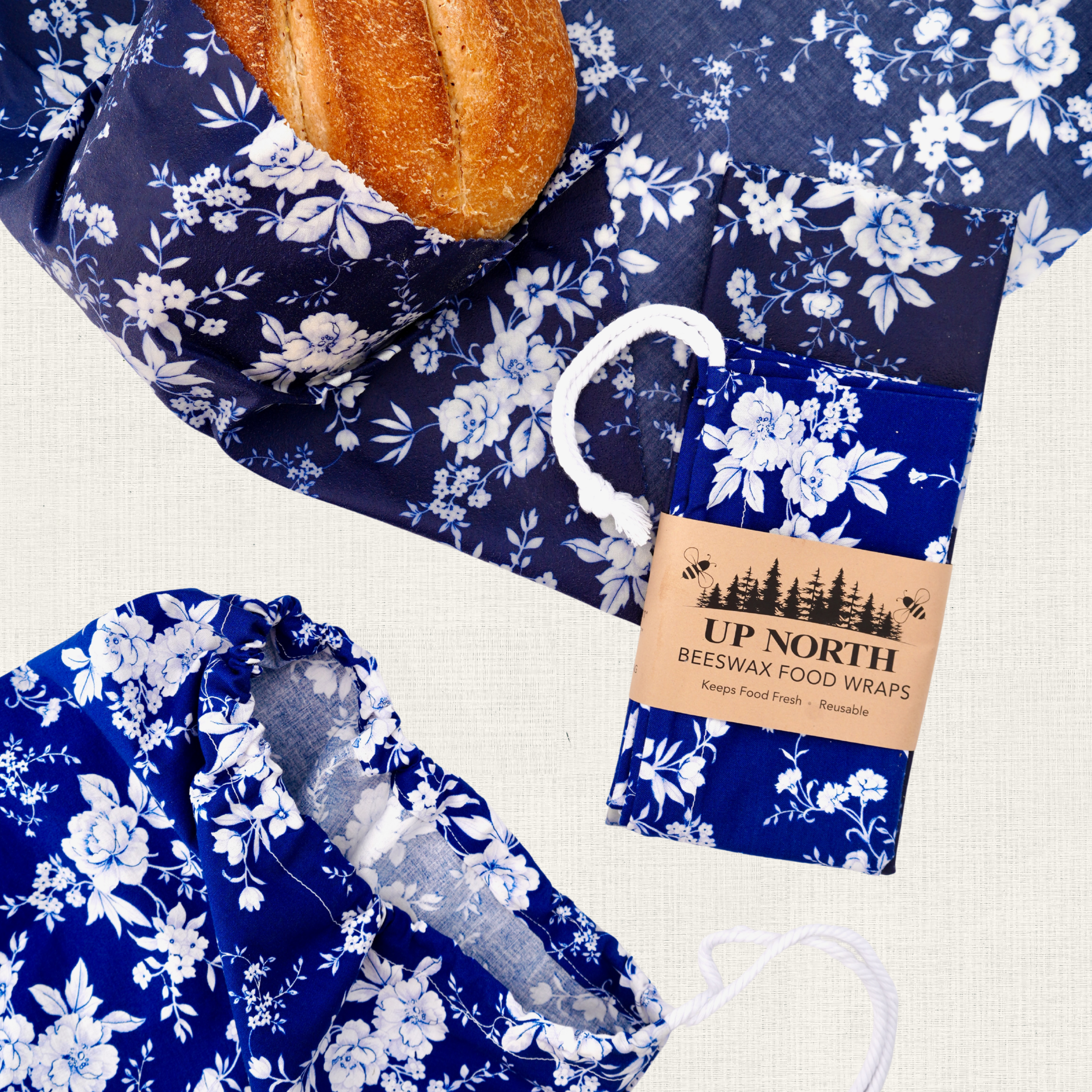 XL + Bread Bag Bundle: Midnight Meadow