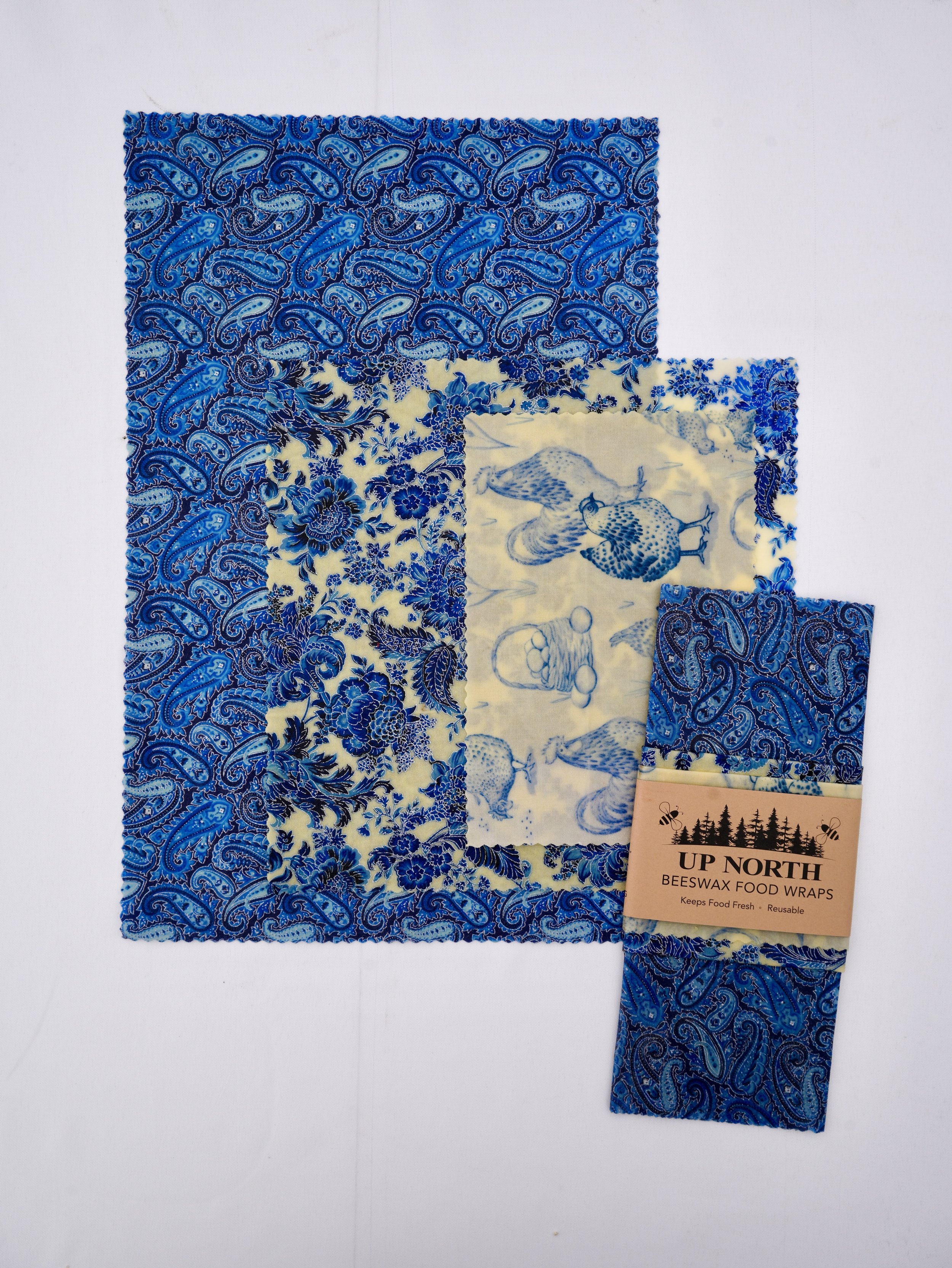 S/M/L 3-Pack Blue Willow