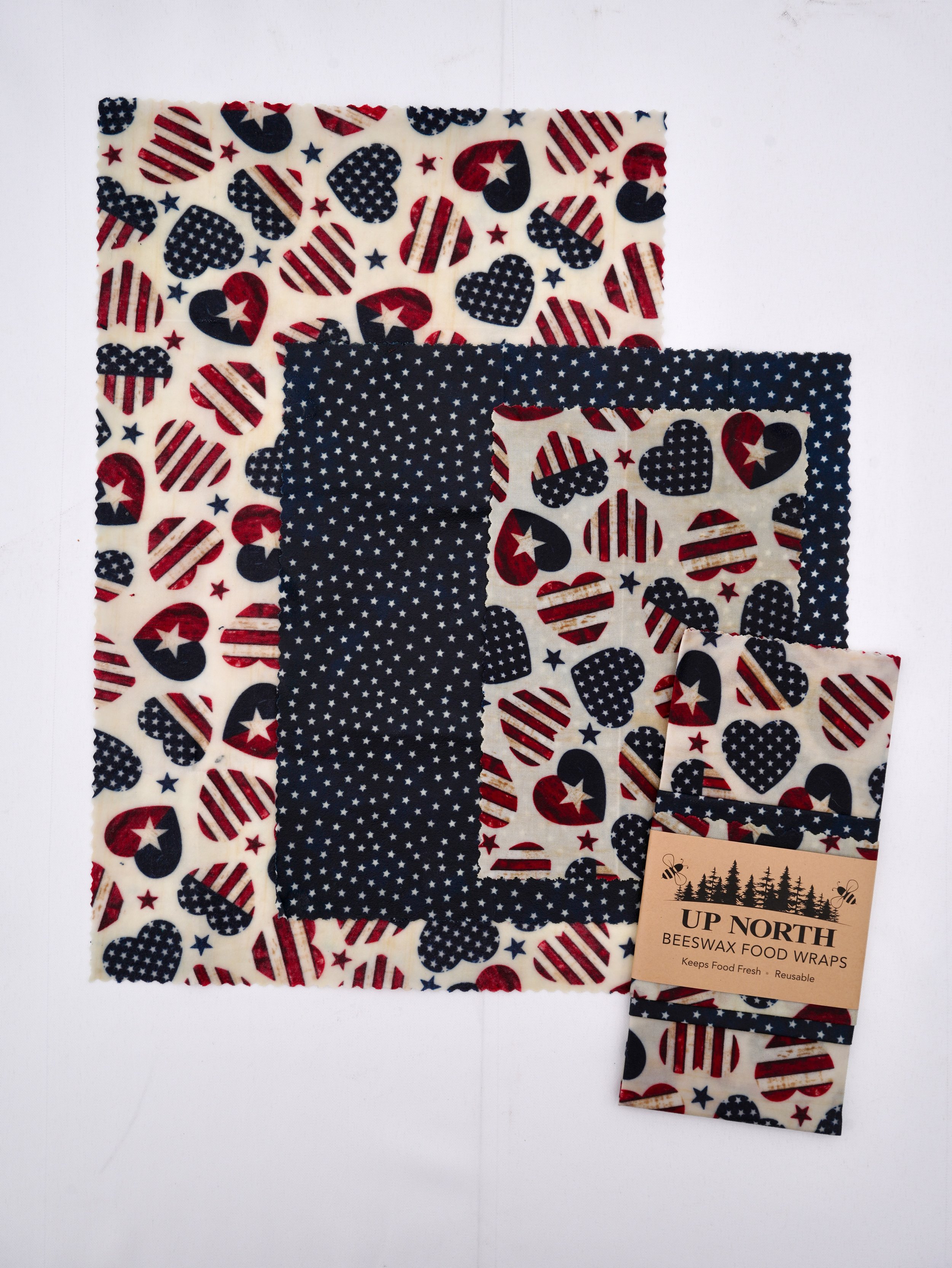 S/M/L 3-Pack American Hearts