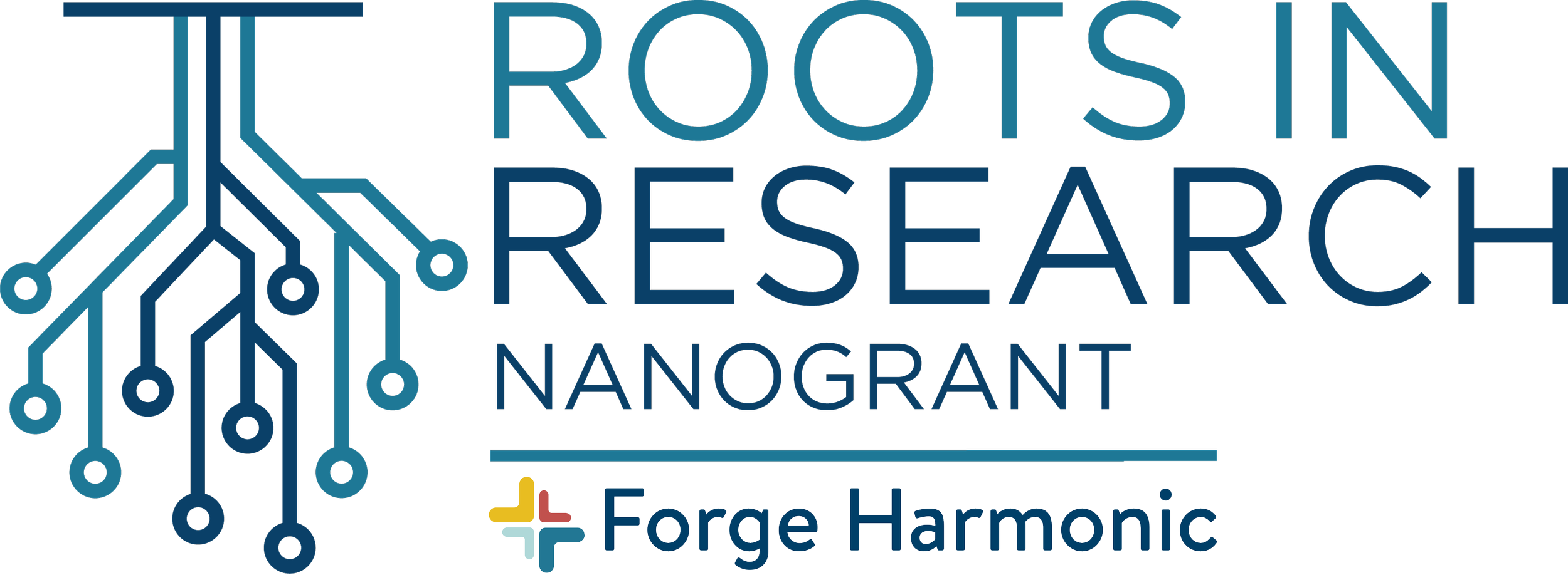 Graphic/logo for the Forge Harmonic Roots in Research Nanogrant